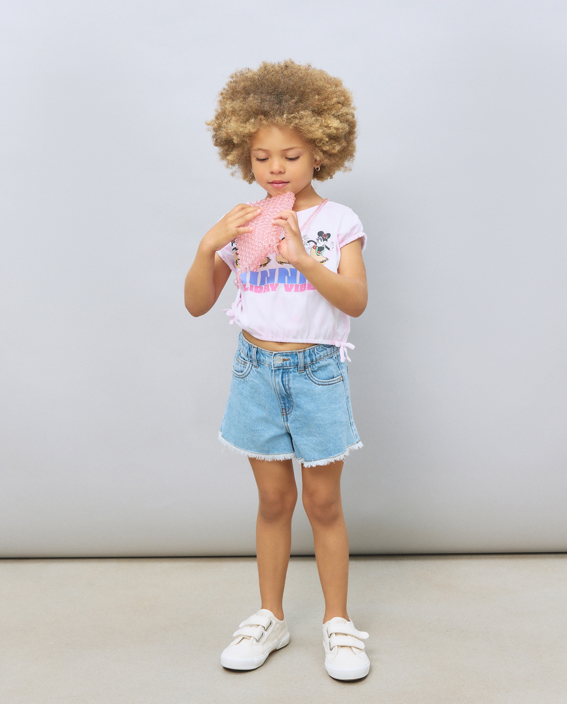 Camiseta de Minnie de tirantes niña - Kids El Corte Inglés - Rosa Rosa-1