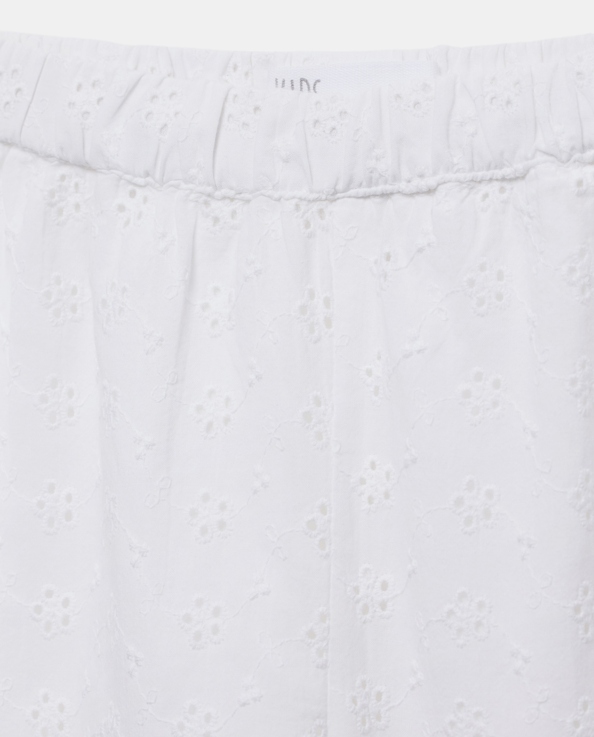 Conjunto Shiffly Comprido e T-shirt sem Mangas Branco-marfim-5