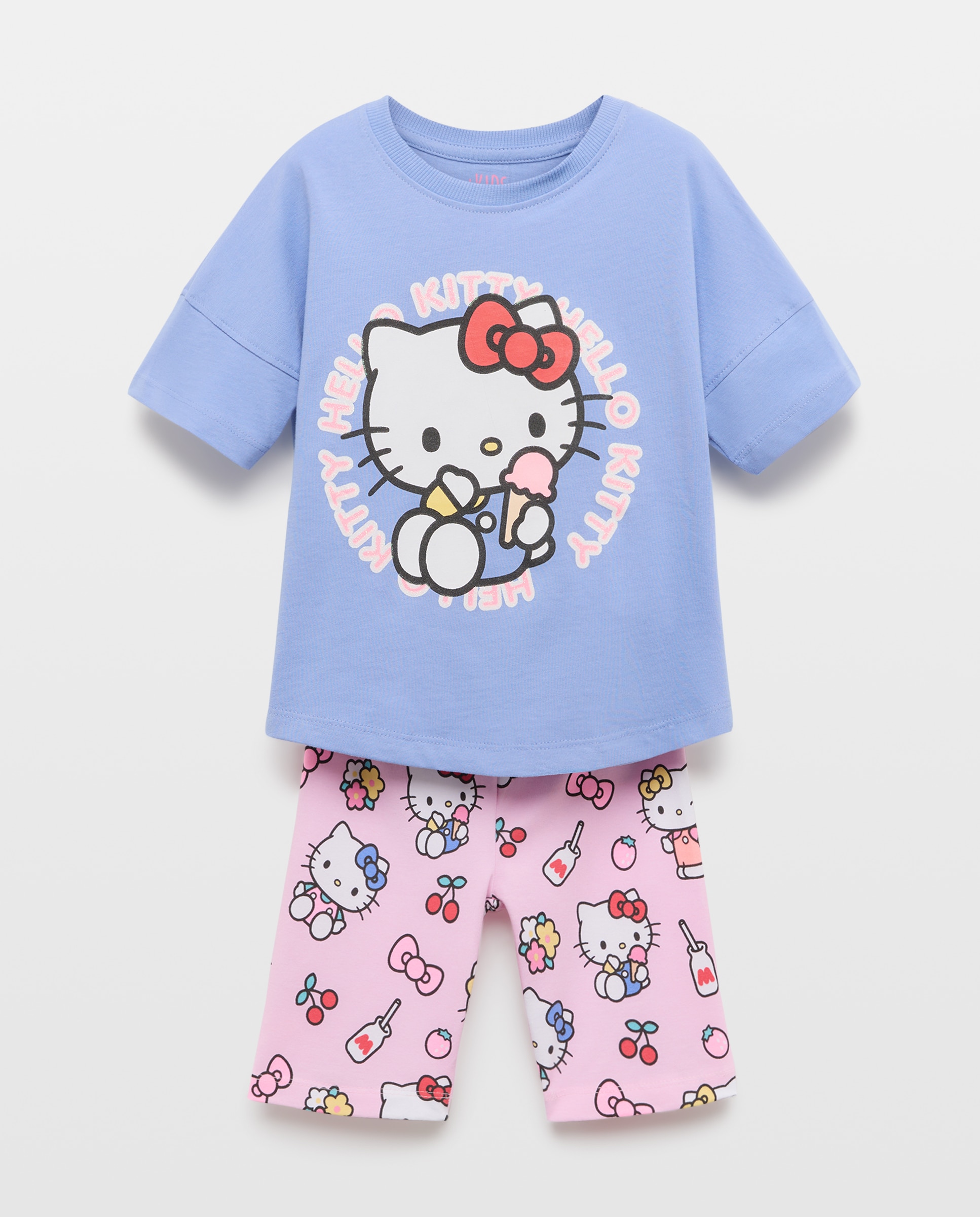 Conjunto de Duas Peças Hello Kitty Multicolor-4