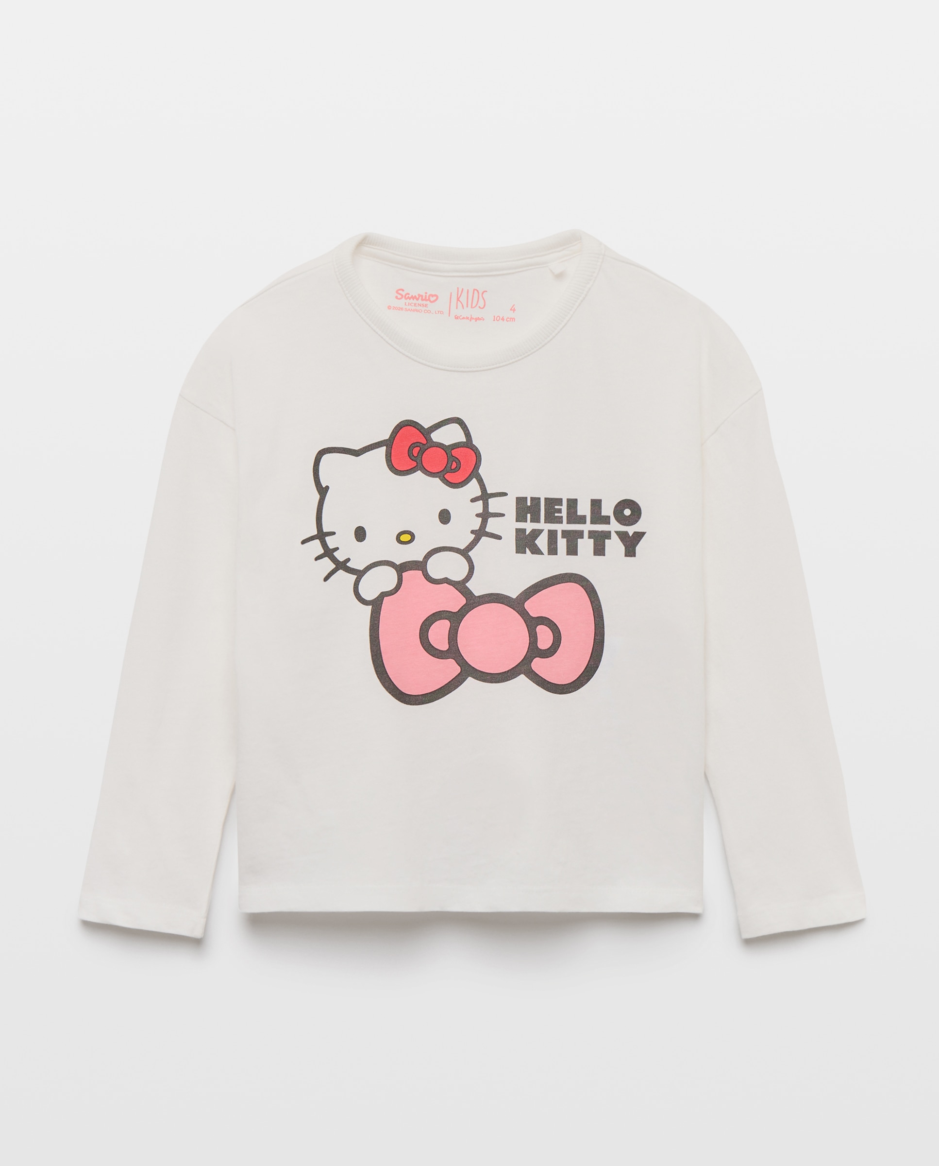 Conjunto tres piezas fantasía HELLO KITTY sudadera abierta all over print y legging rib con Camiseta posicional de niña - Kids El Corte Inglés - Multicolor Multicolor-3