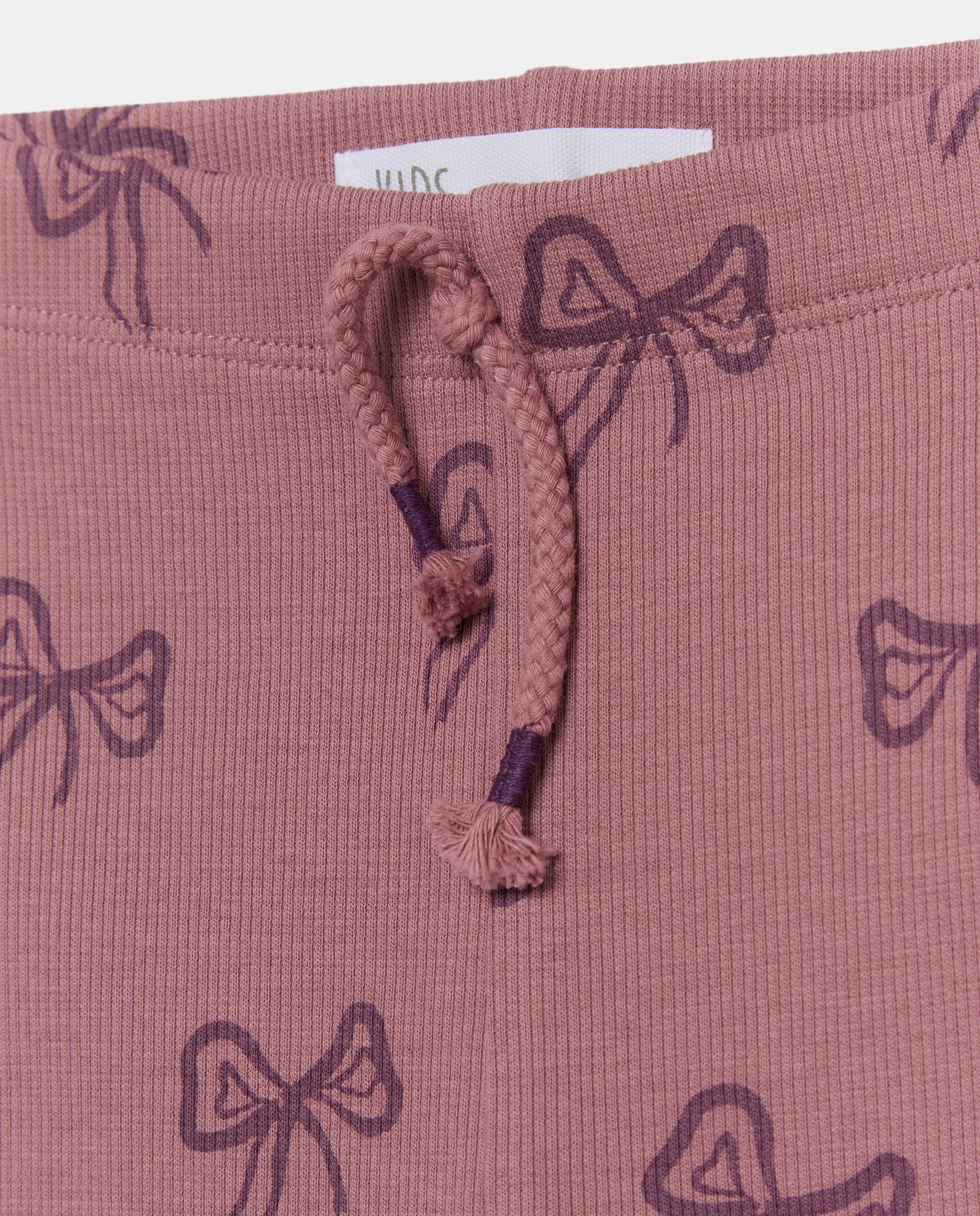 Legging Canelados Flare de Criança com Estampado All Over de Laços Kids El Corte Inglés Rosa-5