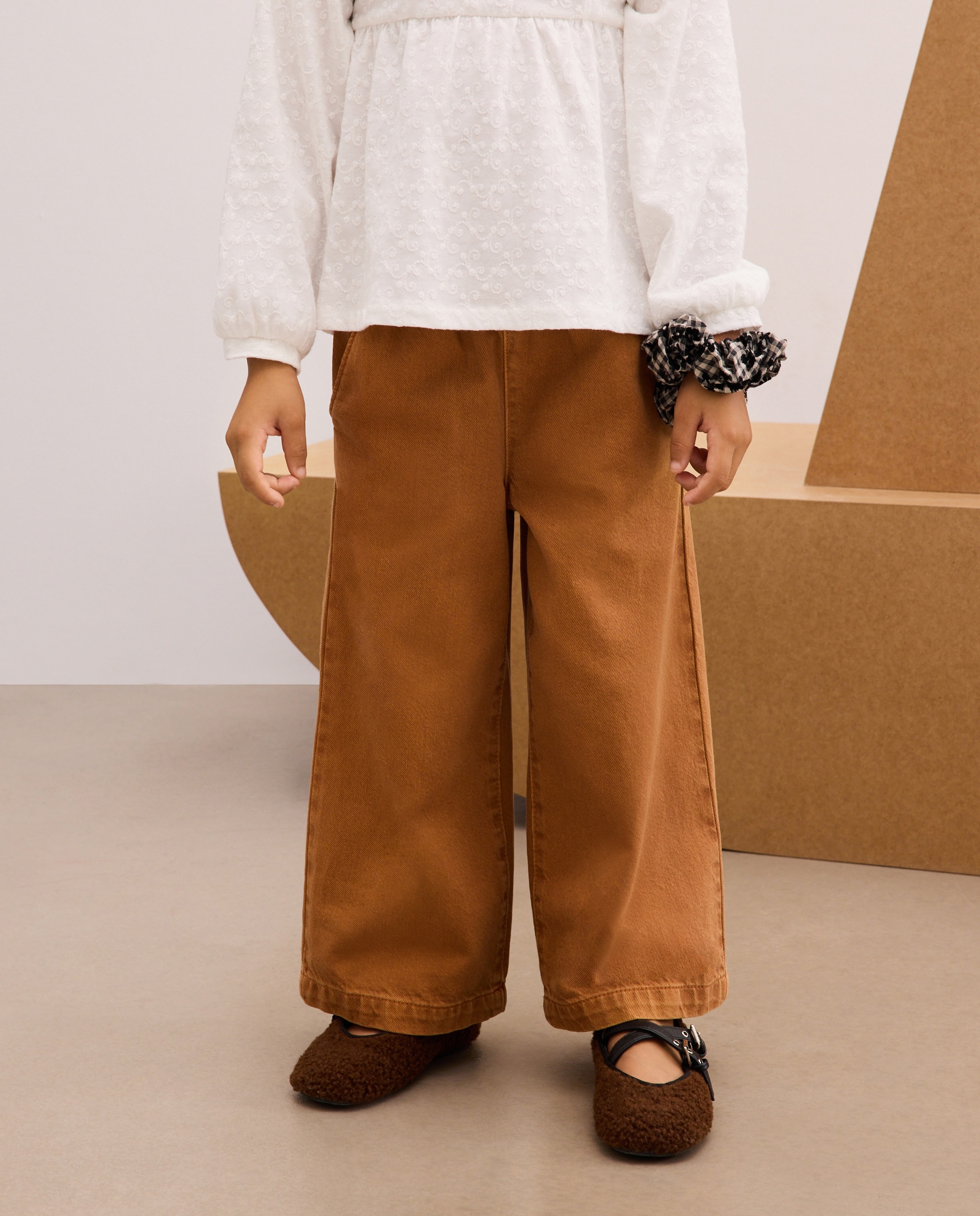 Pantalón denim wide leg pijamero de niña - Kids El Corte Inglés - Toffee Toffee-2
