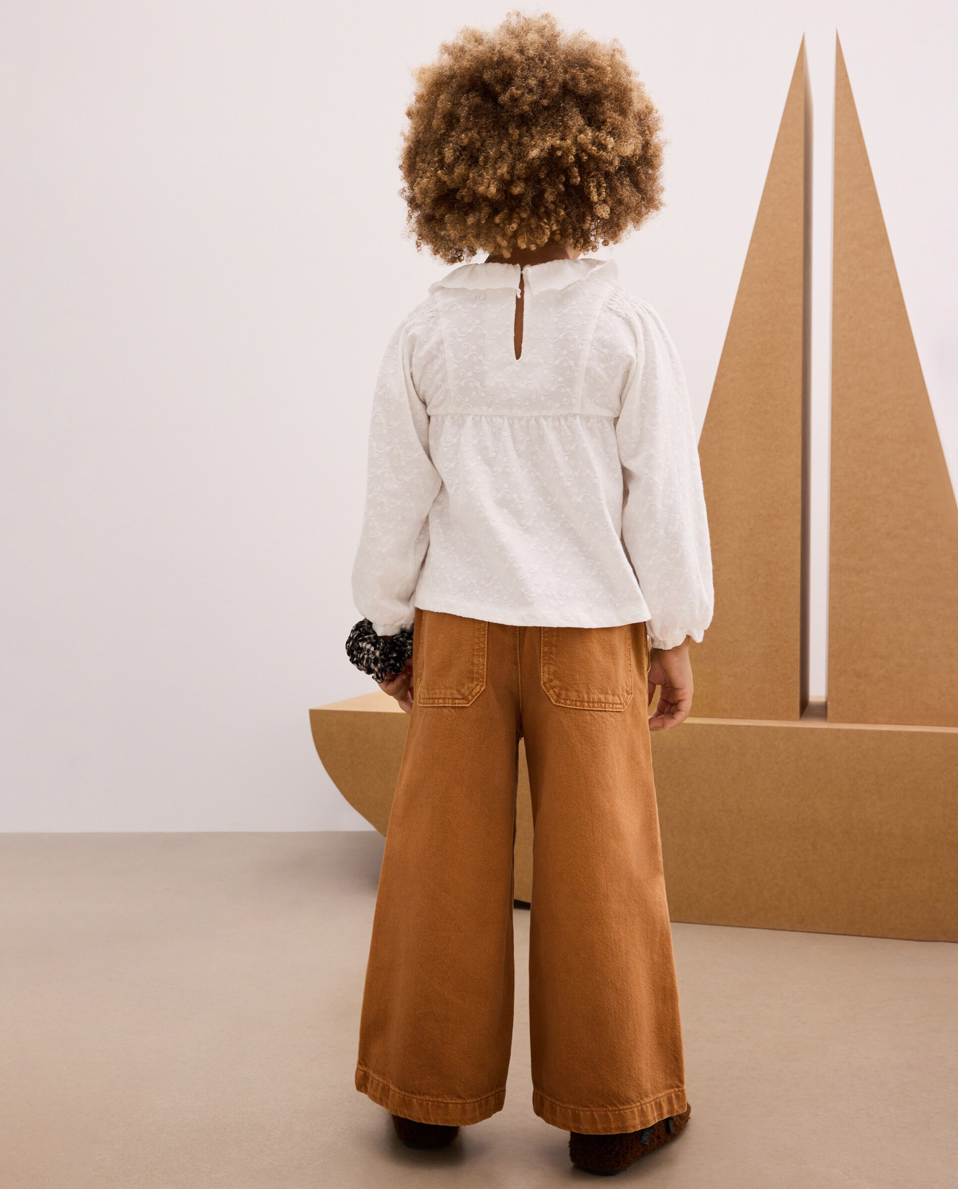 Pantalón denim wide leg pijamero de niña - Kids El Corte Inglés - Toffee Toffee-3