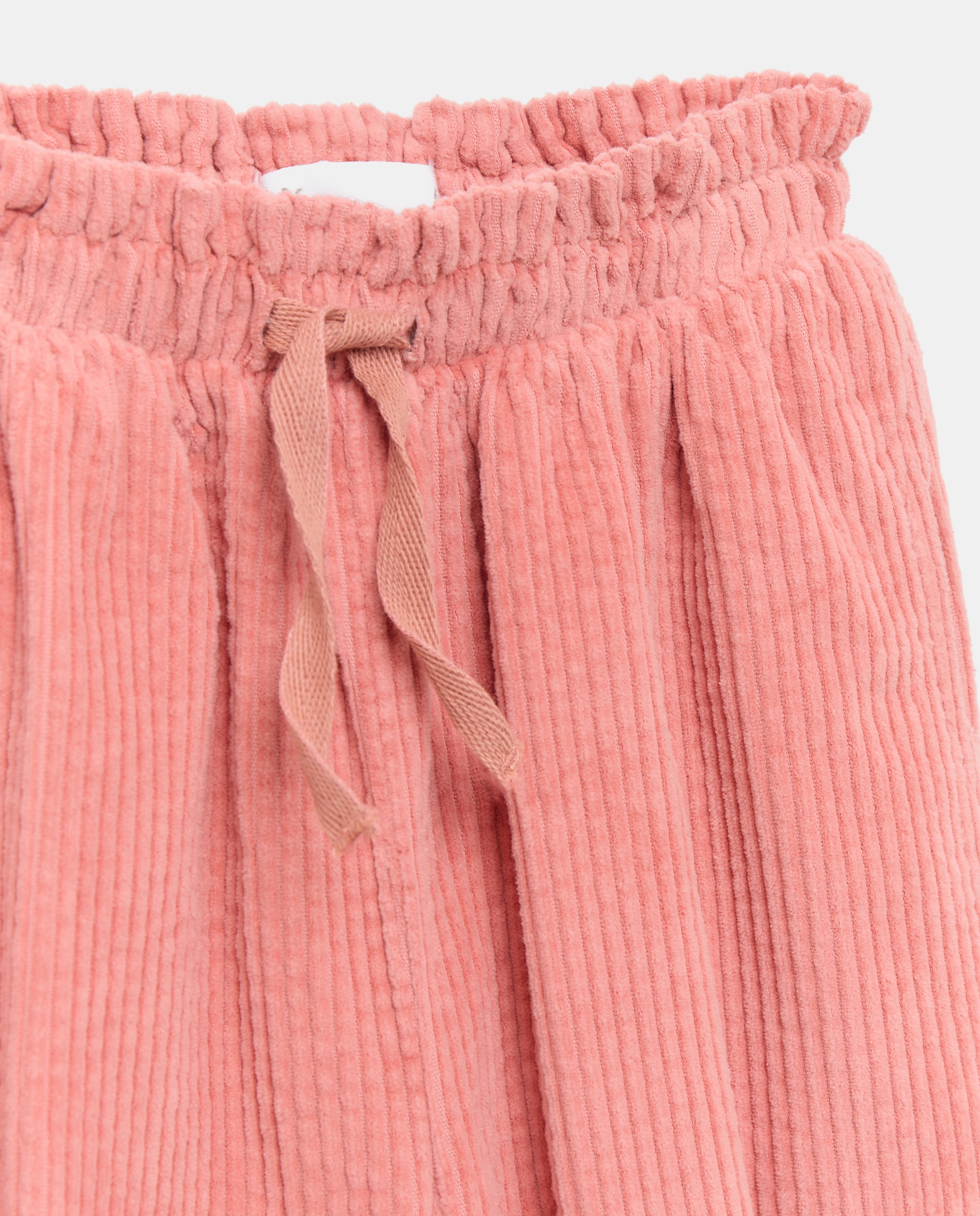 Pantalón pana seersucker balloon fit de niña - Kids El Corte Inglés - 650 Melocotón 650 Melocotón-2