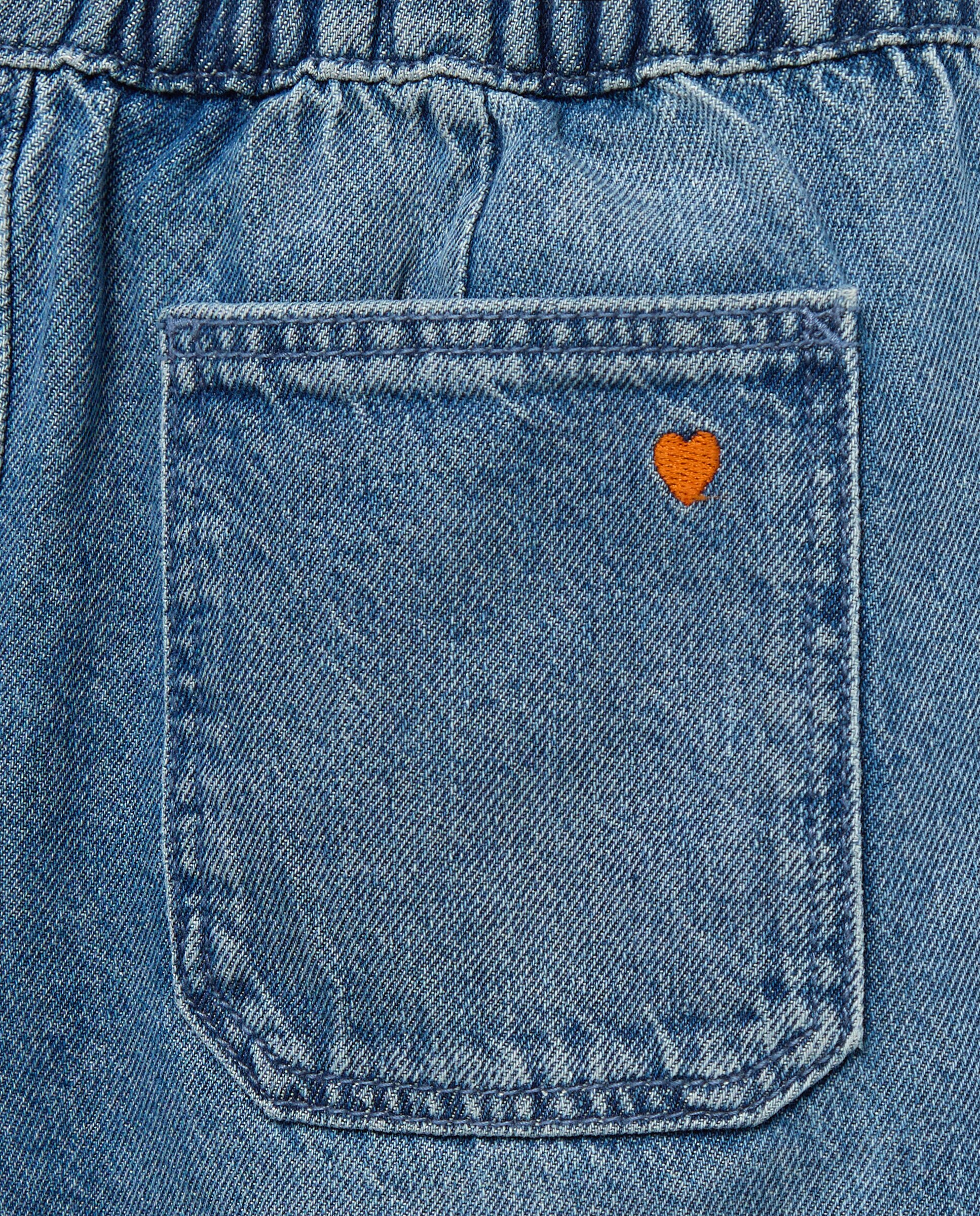 Pantalón denim wide leg pijamero de niña - Kids El Corte Inglés - Gris Gris-5