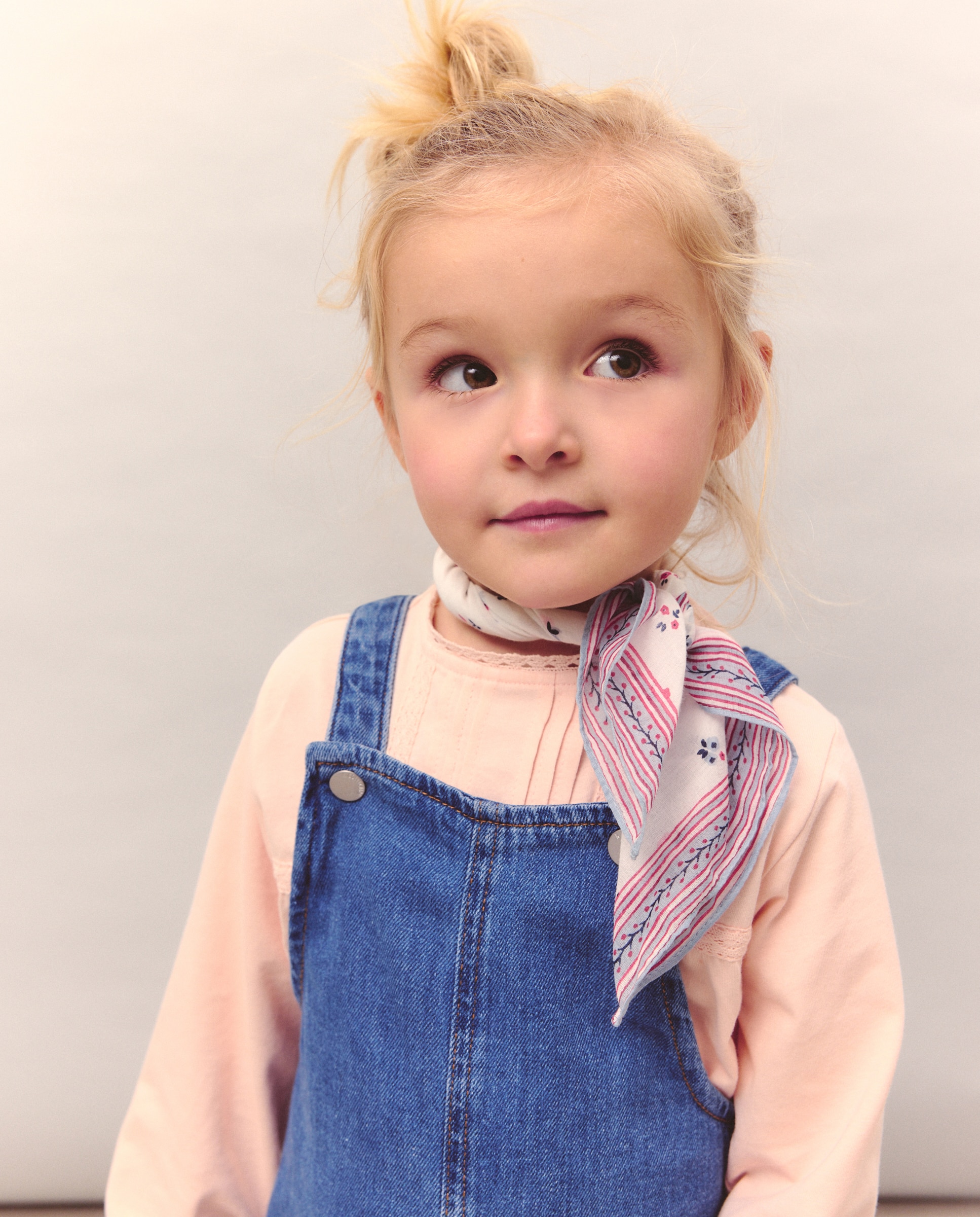 Jardineiras de Ganga com Bolsos de Plastrão Laterais Kids El Corte Inglés Cinzento-4