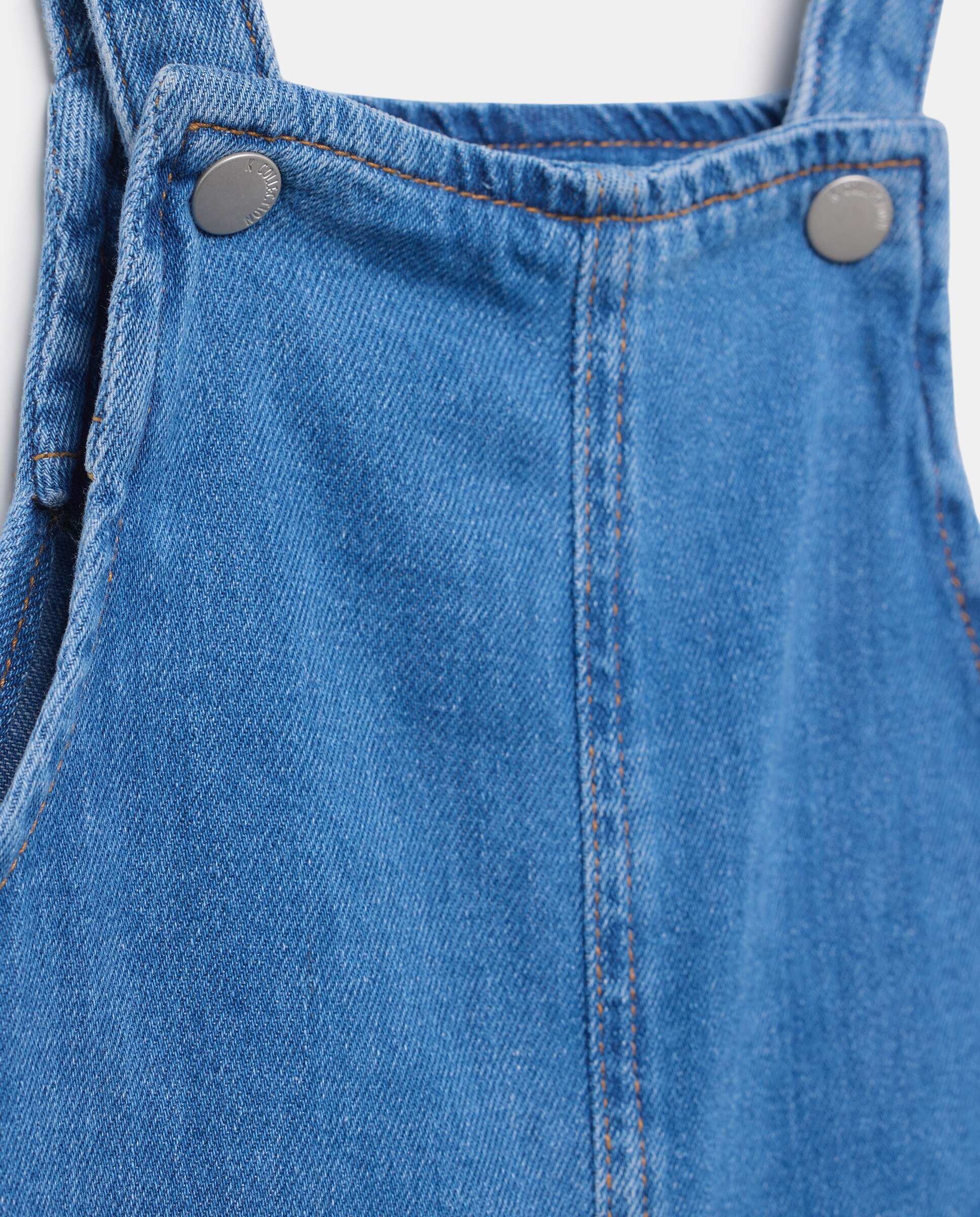 Jardineiras de Ganga com Bolsos de Plastrão Laterais Kids El Corte Inglés Cinzento-6