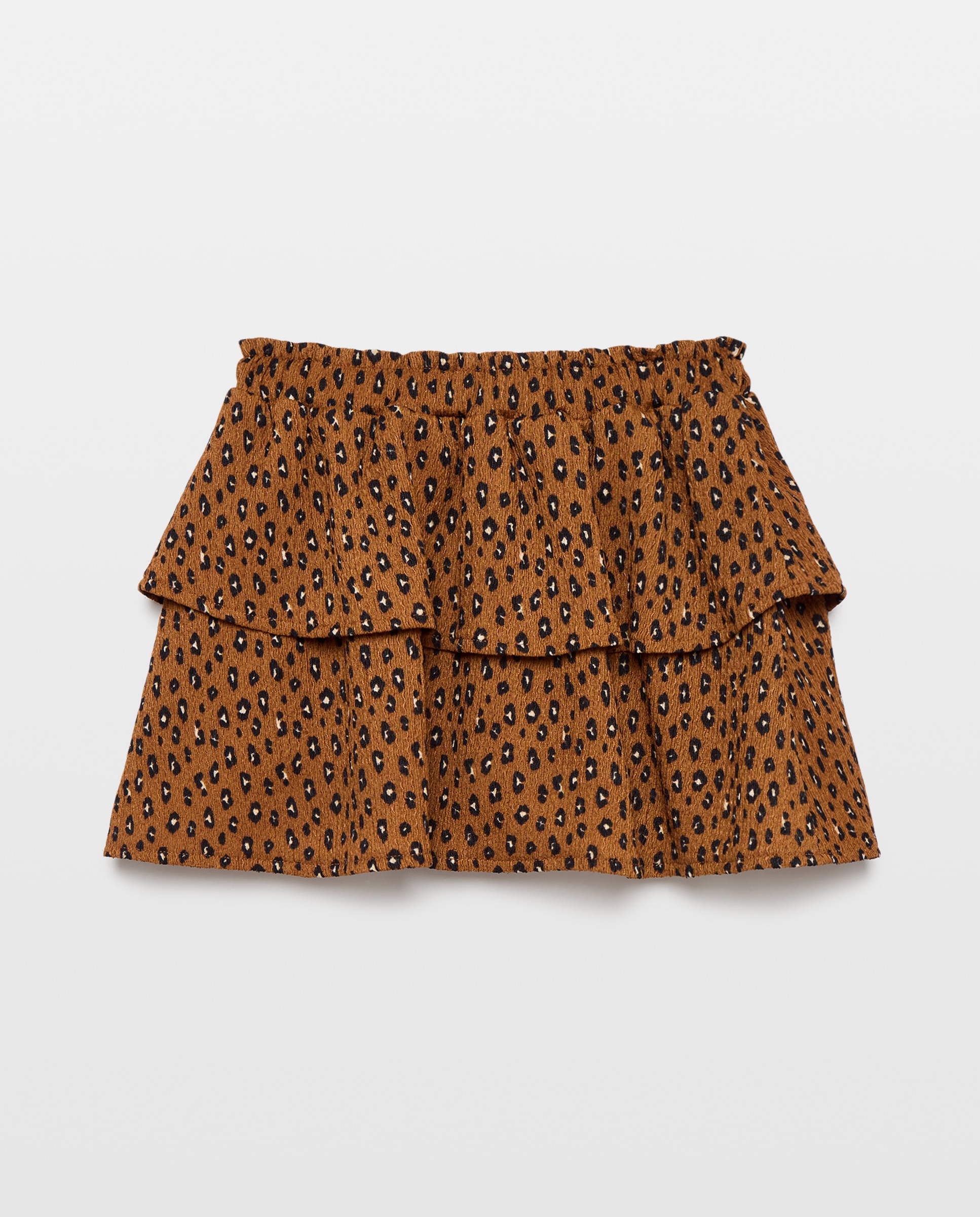 Imagem 0 de Saia Fluida de Folho Duplo Wrinkled com All Over Print