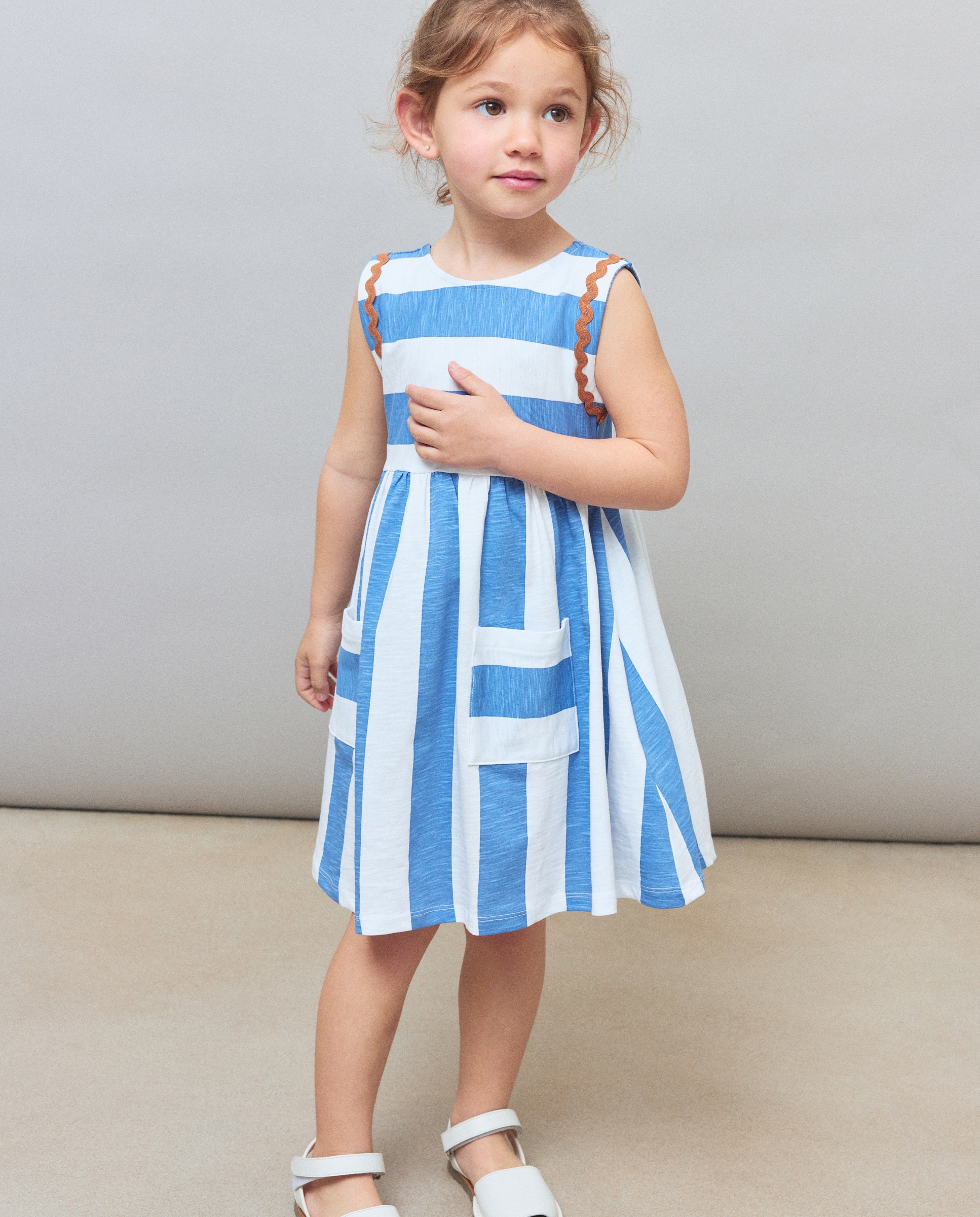 Vestido sem Mangas Rosa-claro-2