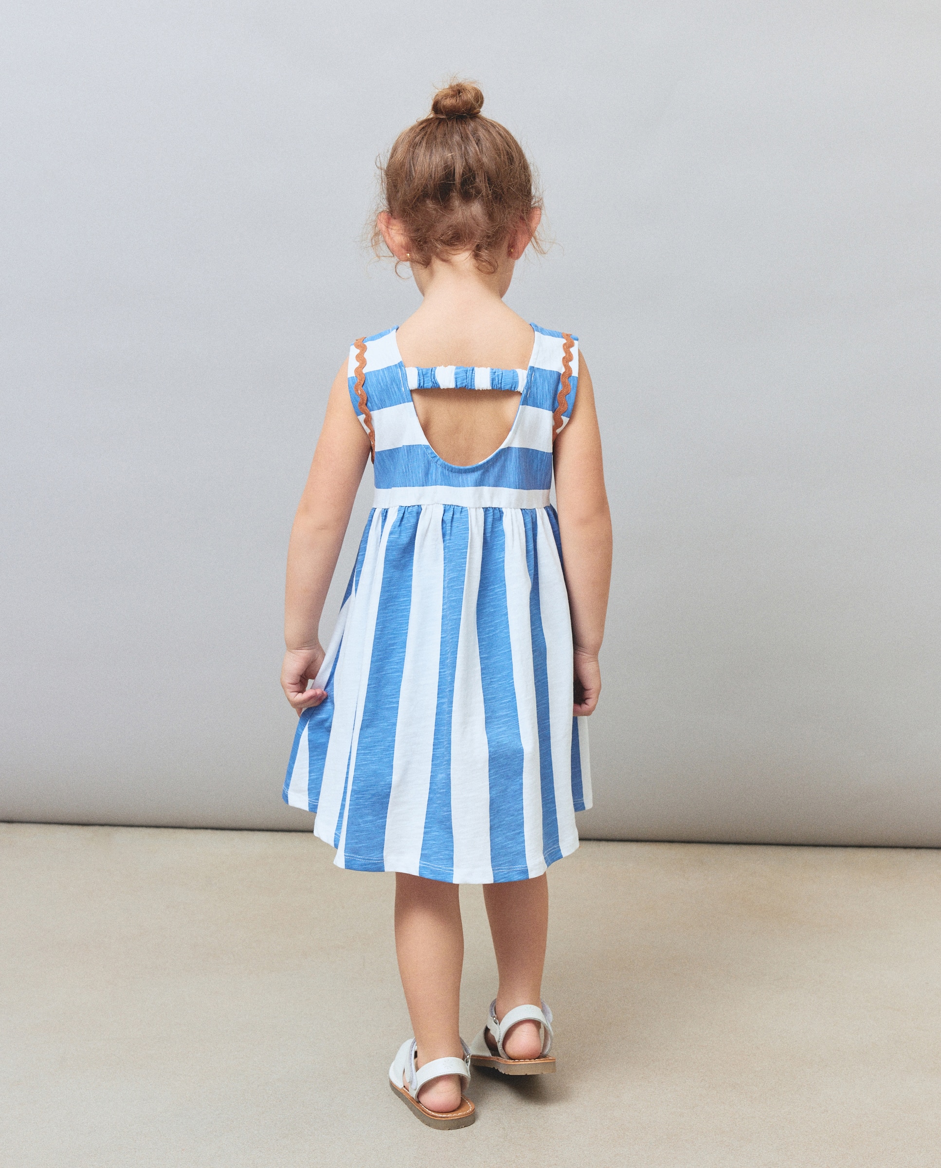 Vestido sem Mangas Rosa-claro-3