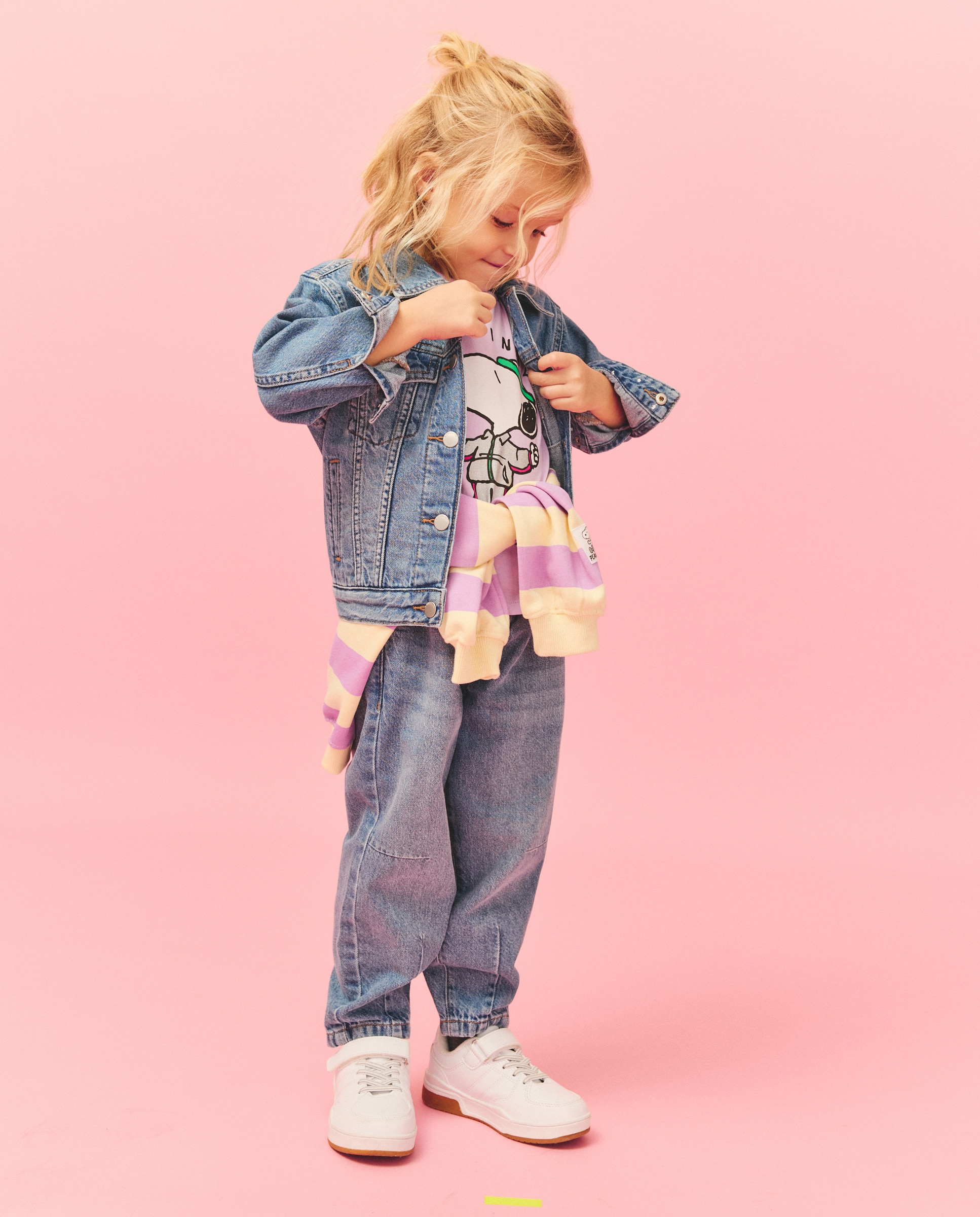 Cazadora Denim Básica de niña Azul pálido Kids El Corte Inglés Azul pálido-1