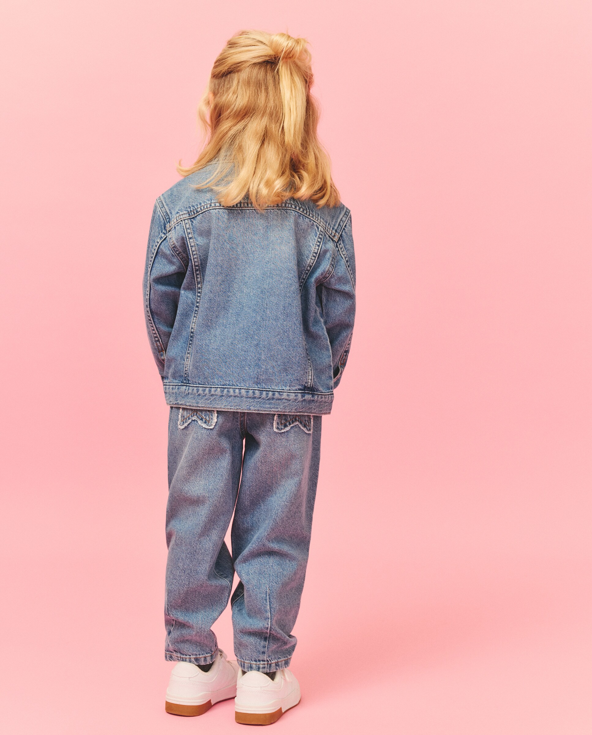 Cazadora Denim Básica de niña Azul pálido Kids El Corte Inglés Azul pálido-3