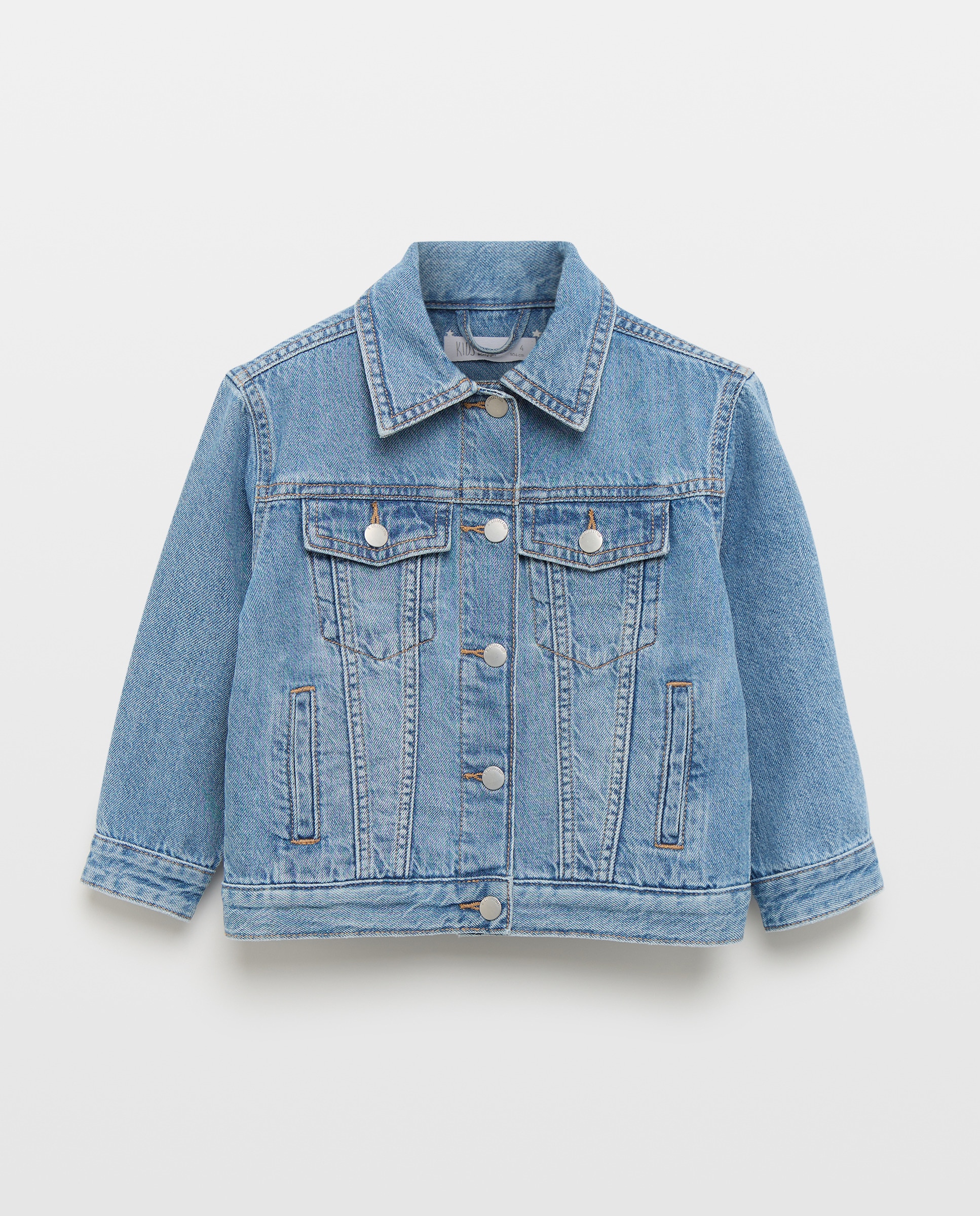 Cazadora Denim Básica de niña Azul pálido Kids El Corte Inglés Azul pálido-4