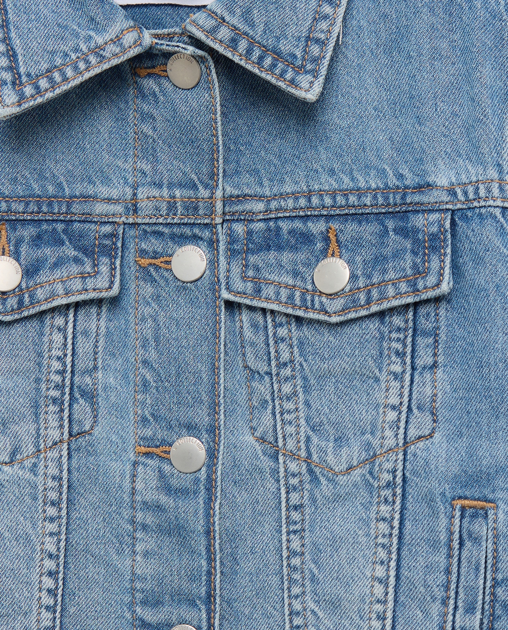 Cazadora Denim Básica de niña Azul pálido Kids El Corte Inglés Azul pálido-5