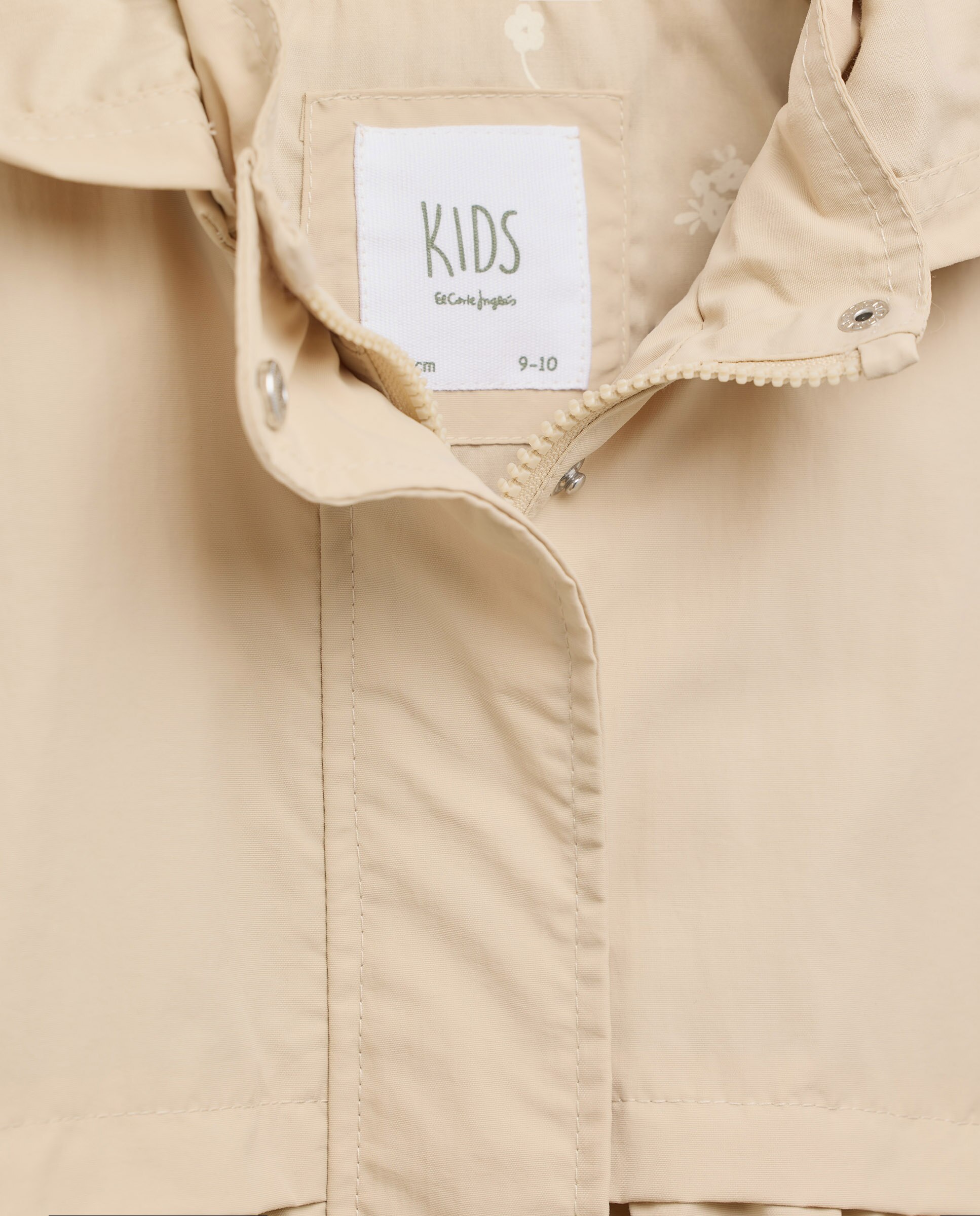 Impermeável Clássico Fake Memory Kids El Corte Inglés 850 Pedra-5
