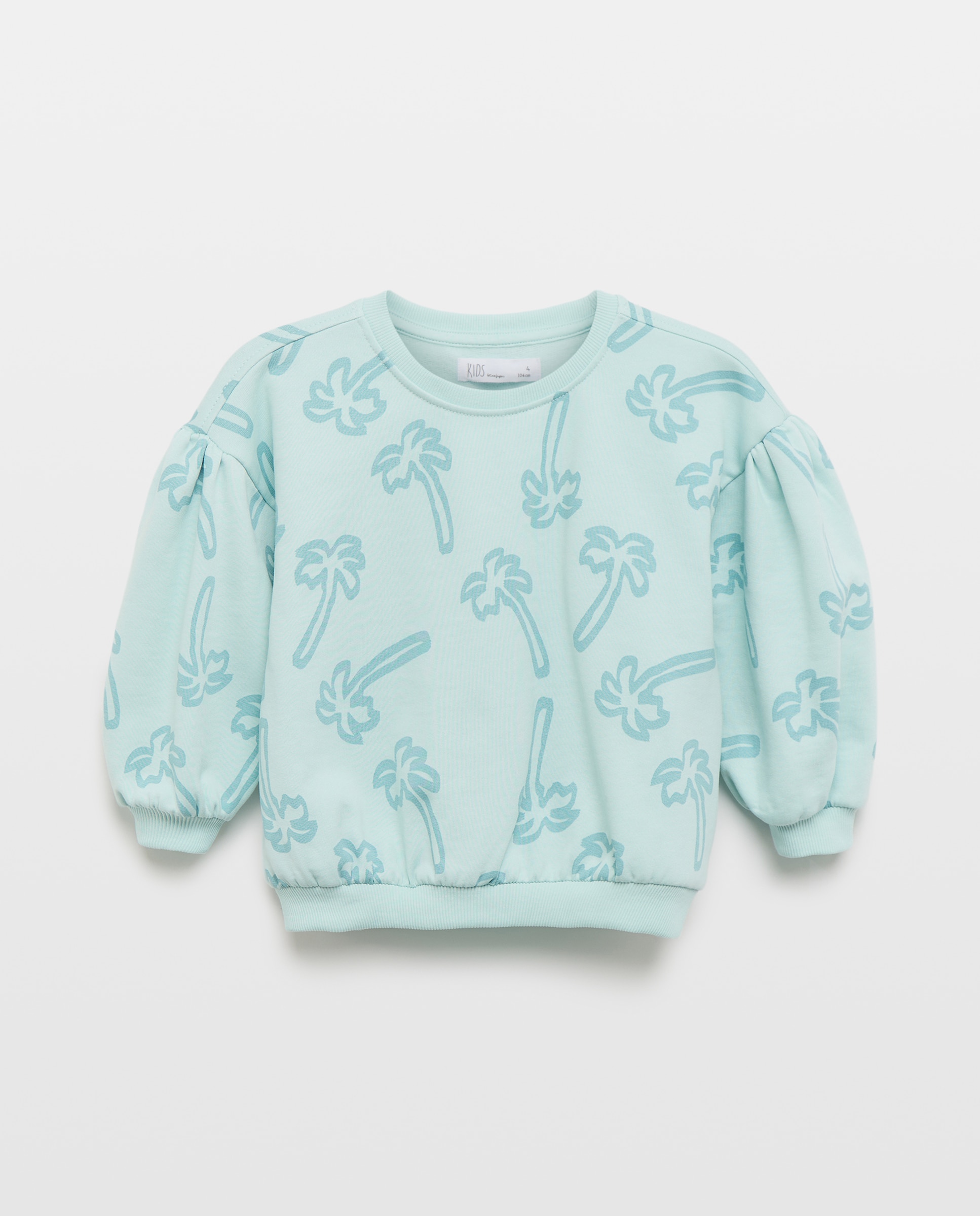 Sweatshirt com Estampado Floral Kids El Corte Inglés Verde-4