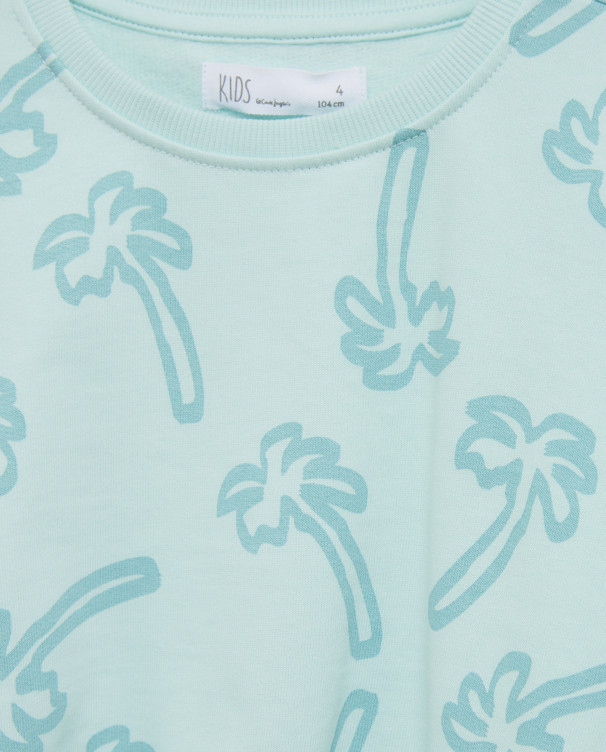 Sweatshirt com Estampado Floral Kids El Corte Inglés Verde-5