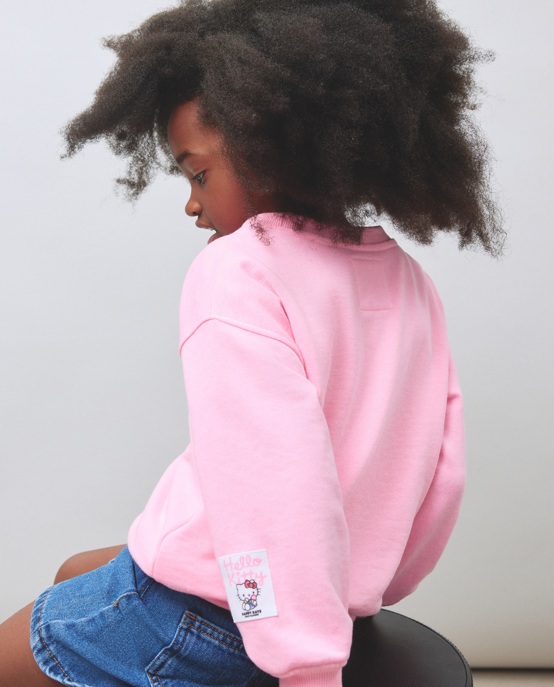 Sweatshirt com Estampado Posicional Hello Kitty Kids El Corte Inglés Rosa-3