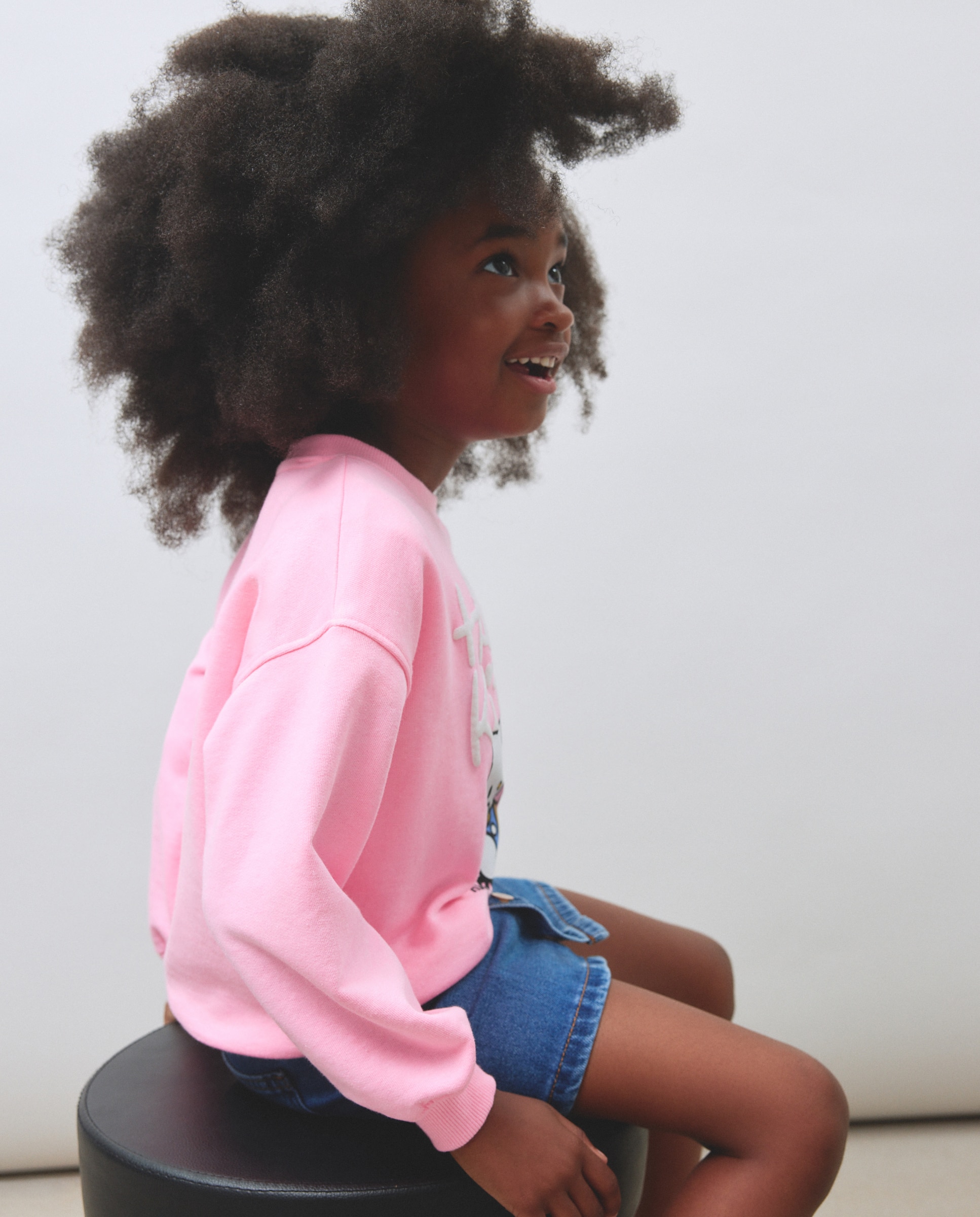 Sweatshirt com Estampado Posicional Hello Kitty Kids El Corte Inglés Rosa-4