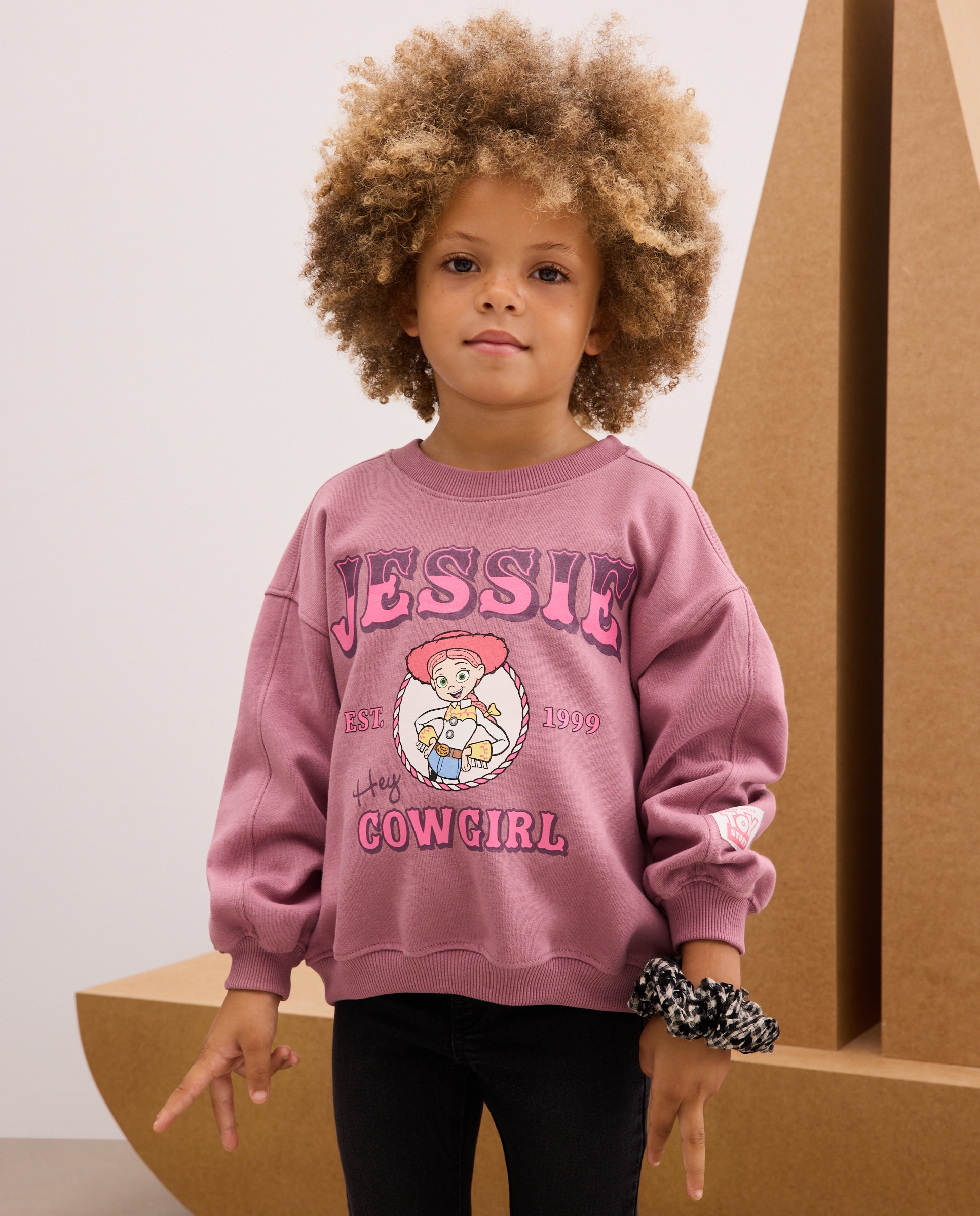 Imagem 0 de Sweatshirt de Criança com Estampado de Fantasia TOY STORY Estampado Posicional JESSIE com Flock