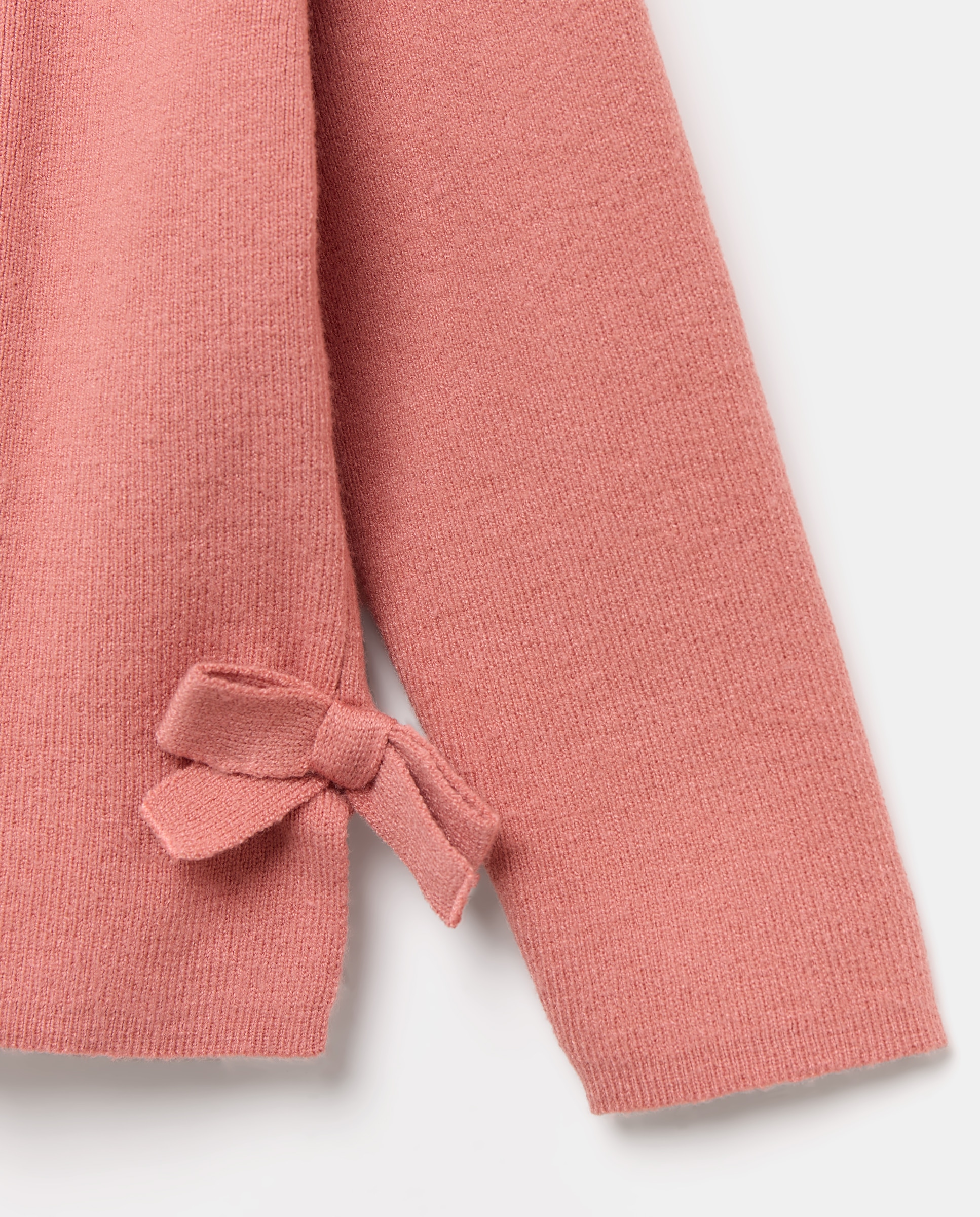 Jersey con lazos en lateral a juego con pantalón de niña - Kids El Corte Inglés - 650 Melocotón 650 Melocotón-2