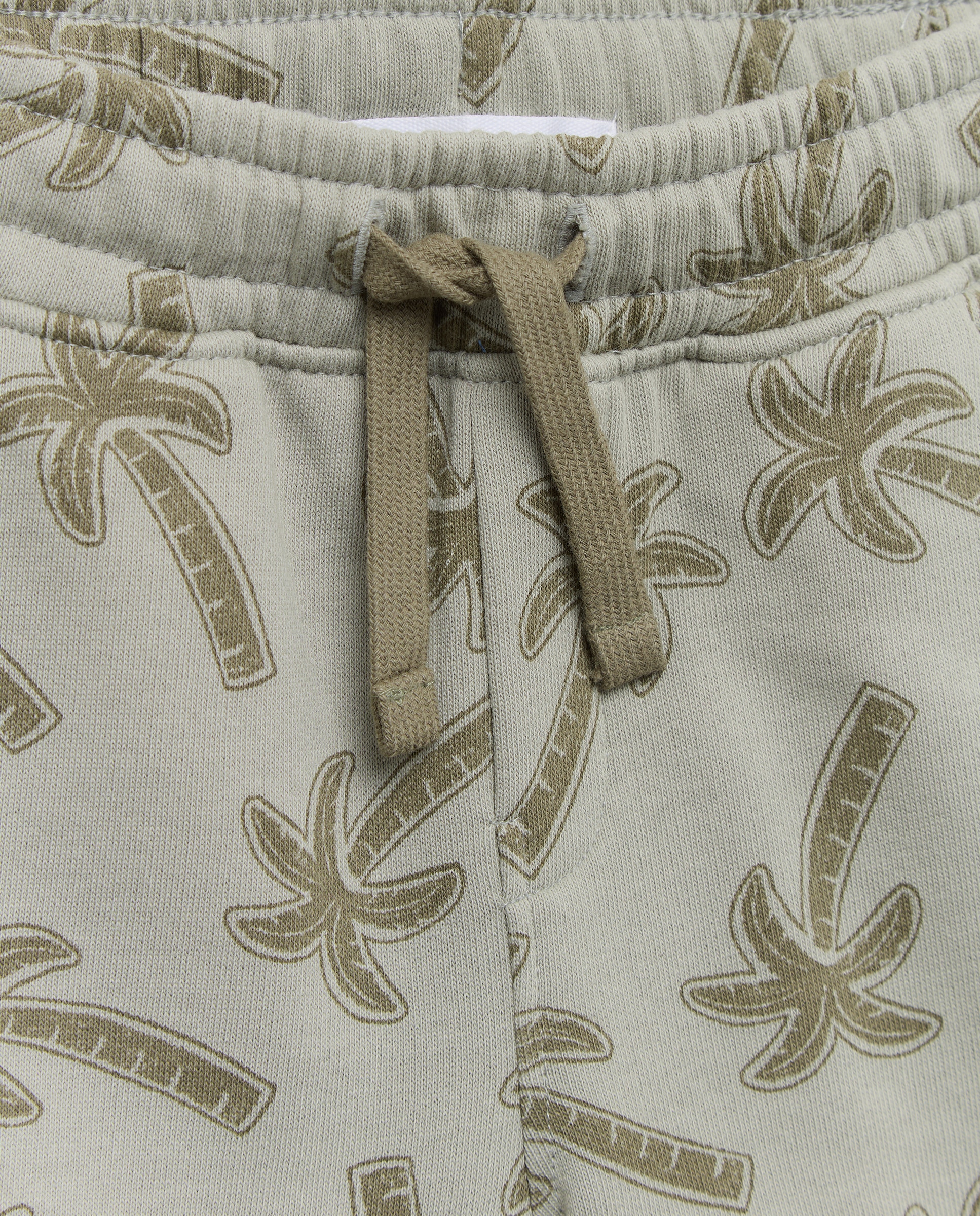 Bermudas de Felpa com All Over Print Kids El Corte Inglés Verde-6