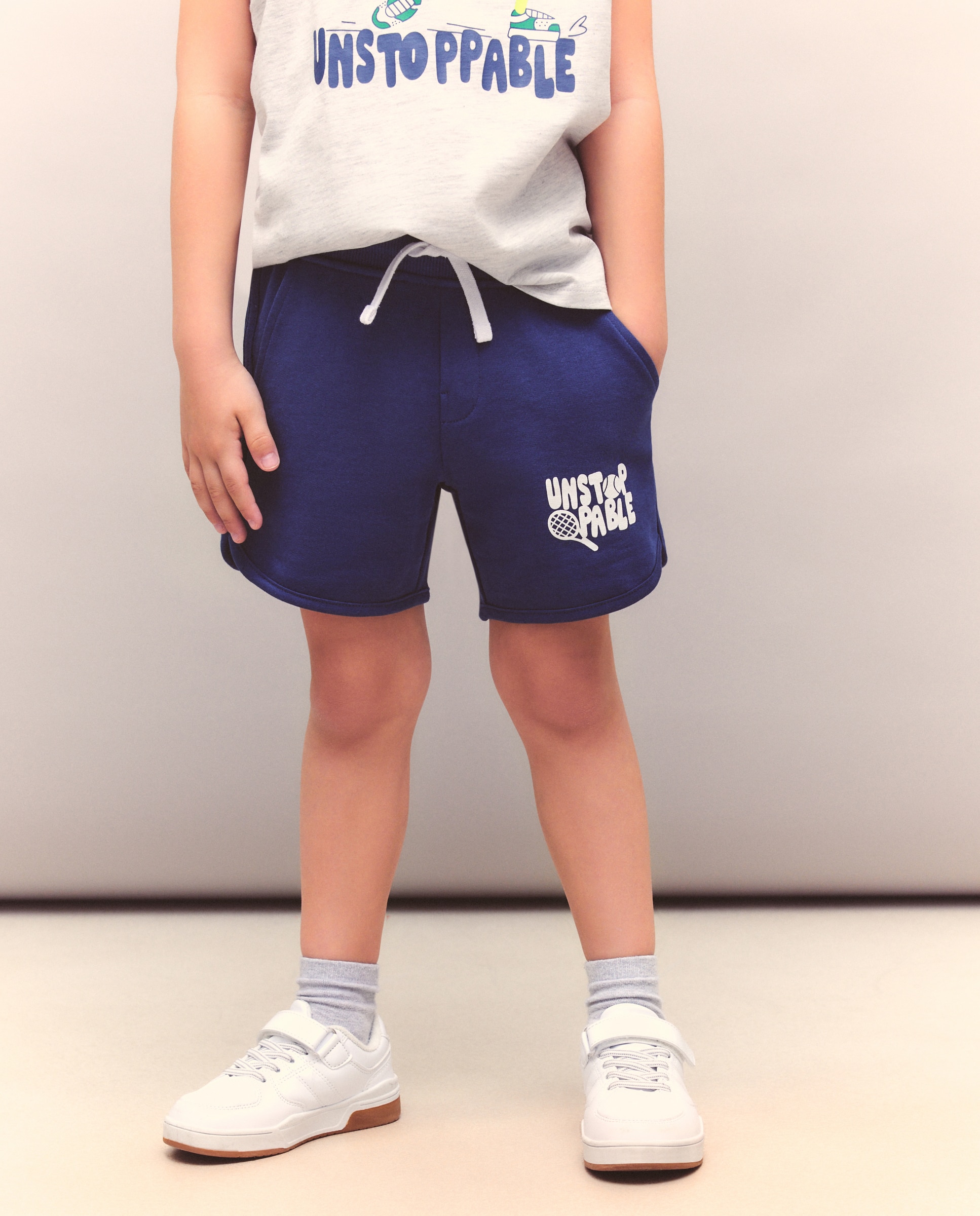Bermudas de Felpa Rocky Kids El Corte Inglés Branco-2