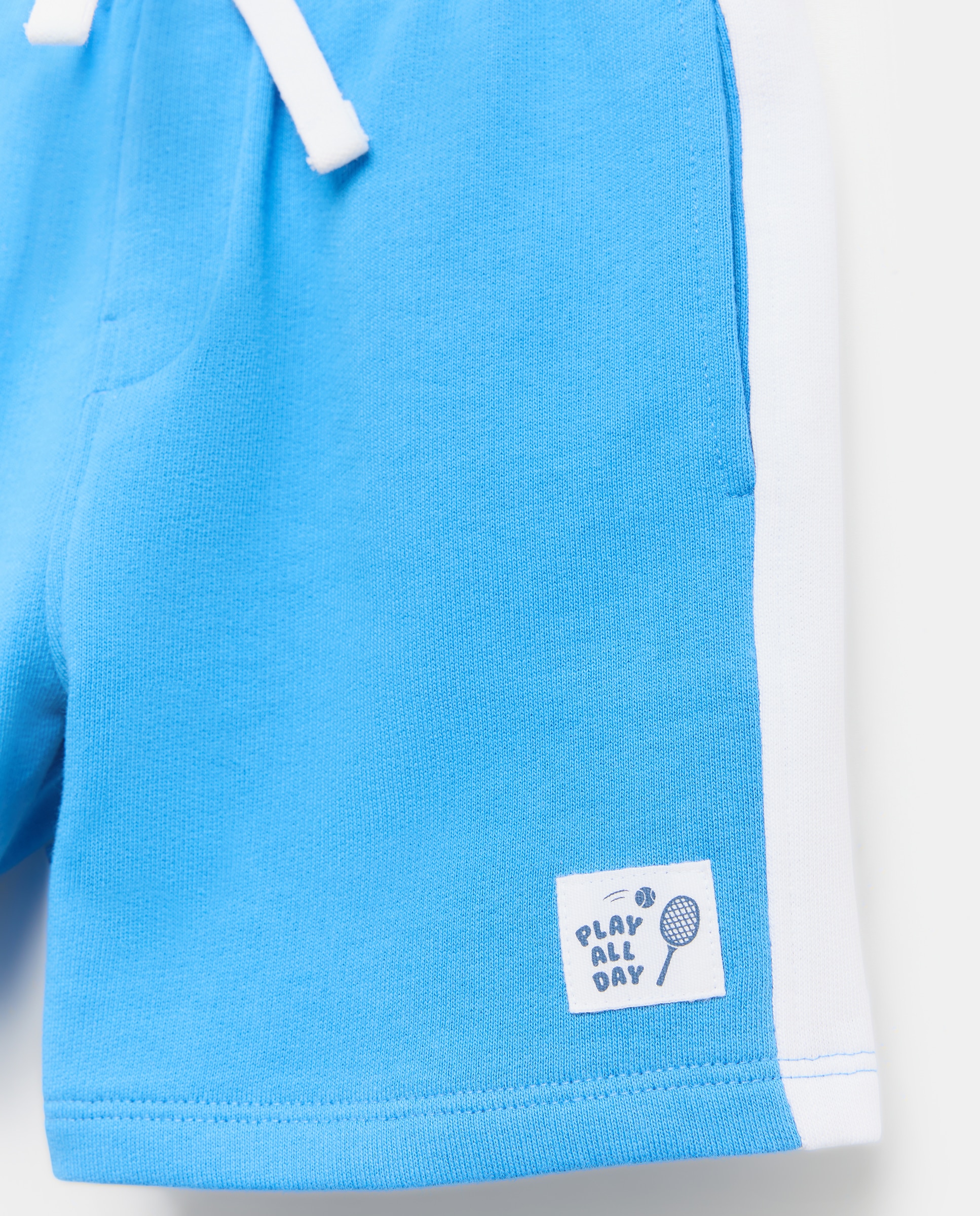 Bermudas de Felpa com Fita Lateral Kids El Corte Inglés 400 Azul-5