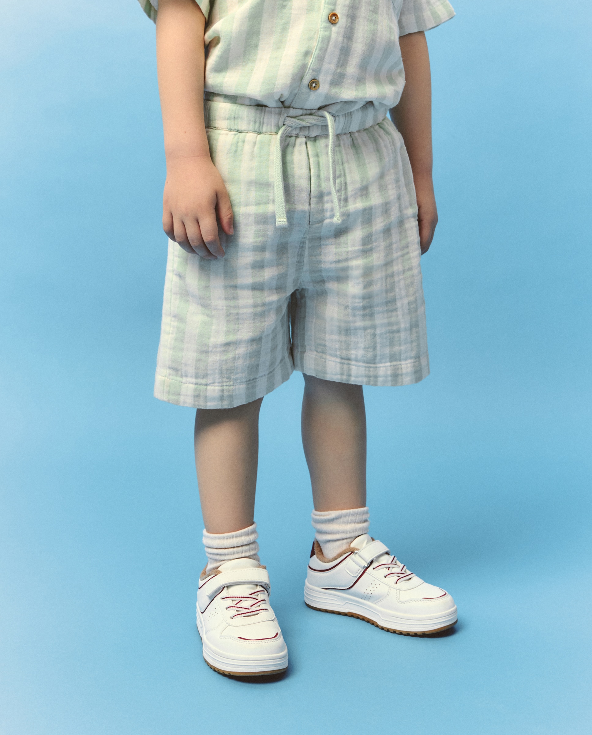 Bermudas às Riscas Kids El Corte Inglés Verde-2