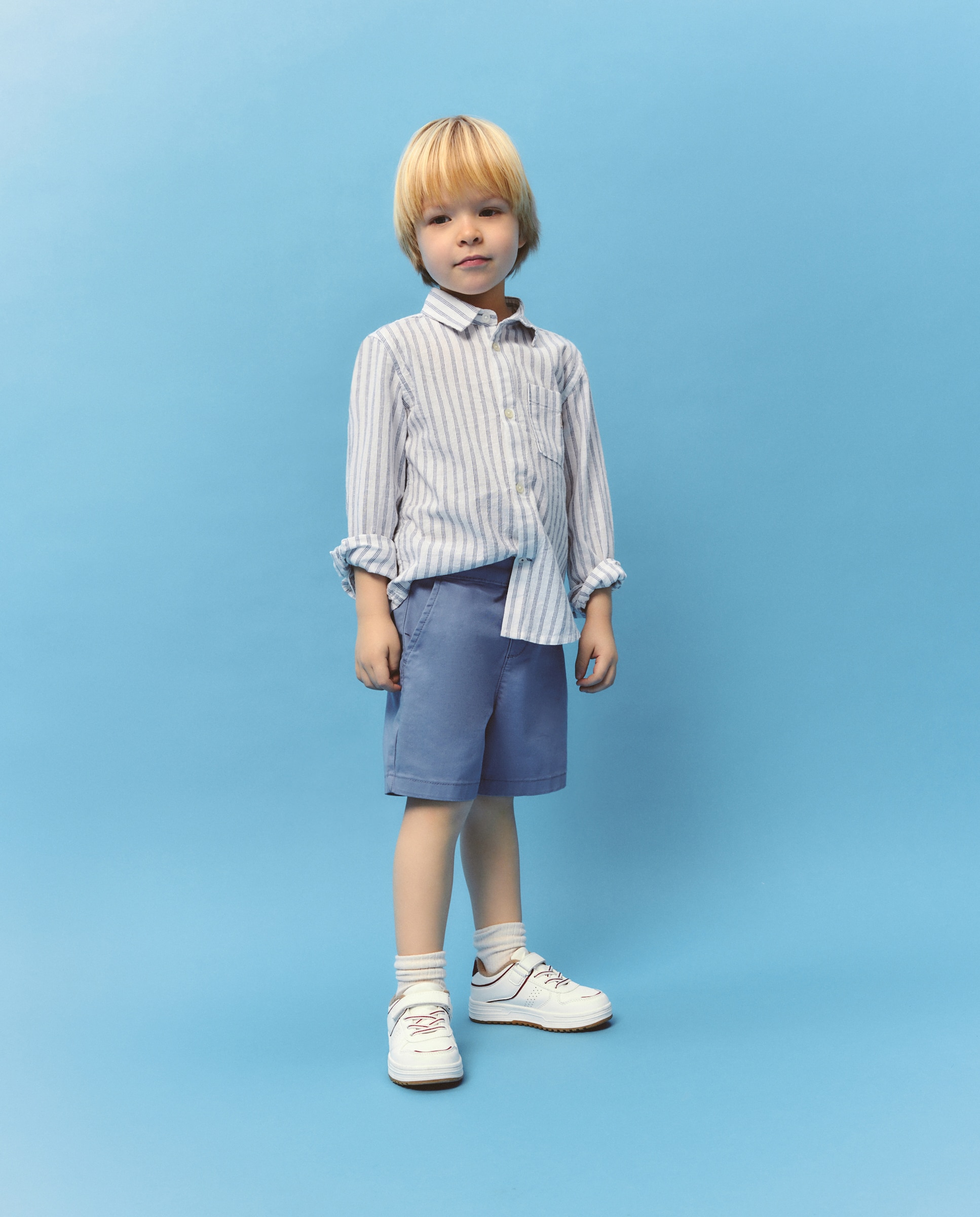 Bermuda tipo chino de niño - Kids El Corte Inglés - 400 Azul 400 Azul-2