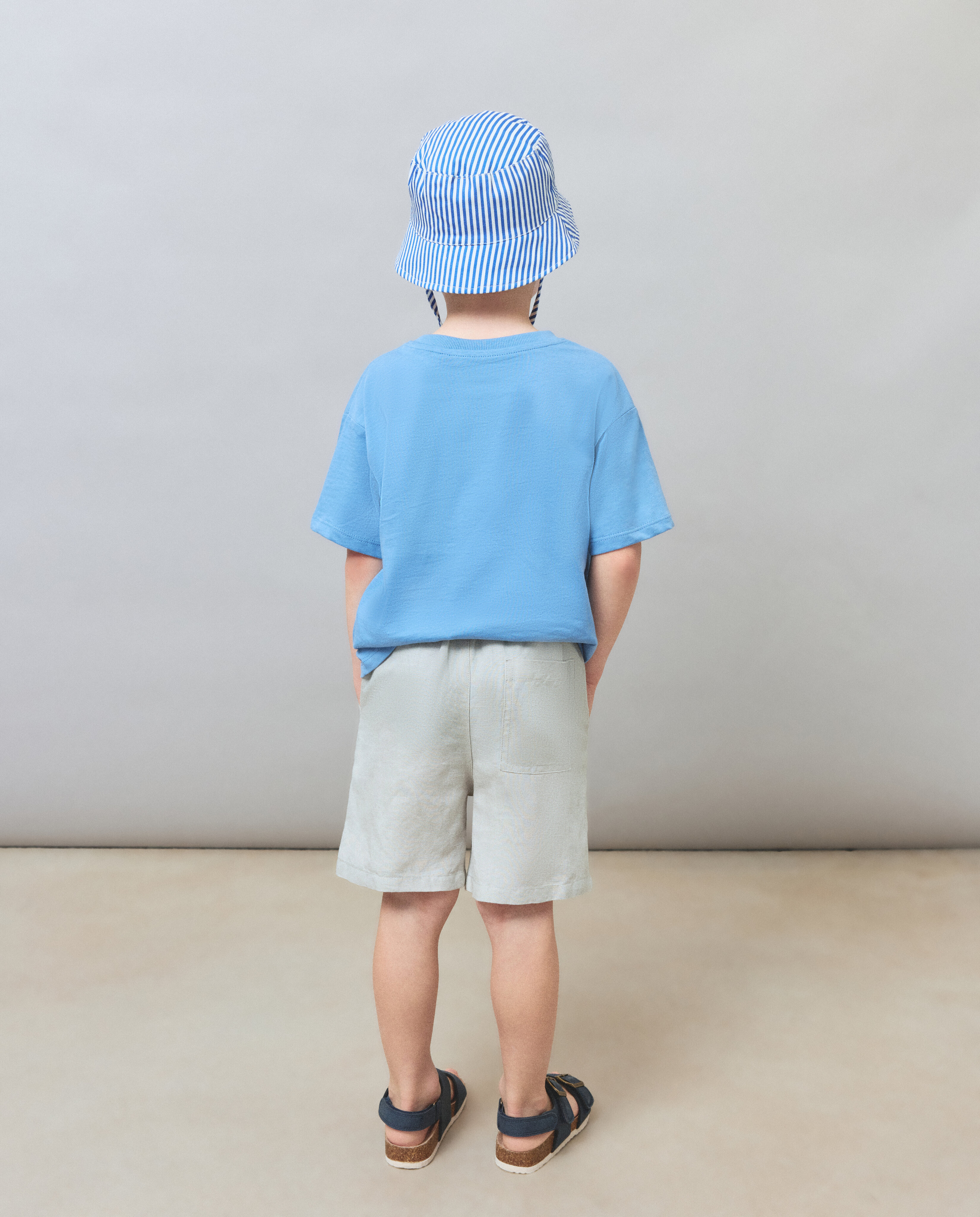 Bermudas de Linho Kids El Corte Inglés Verde-3