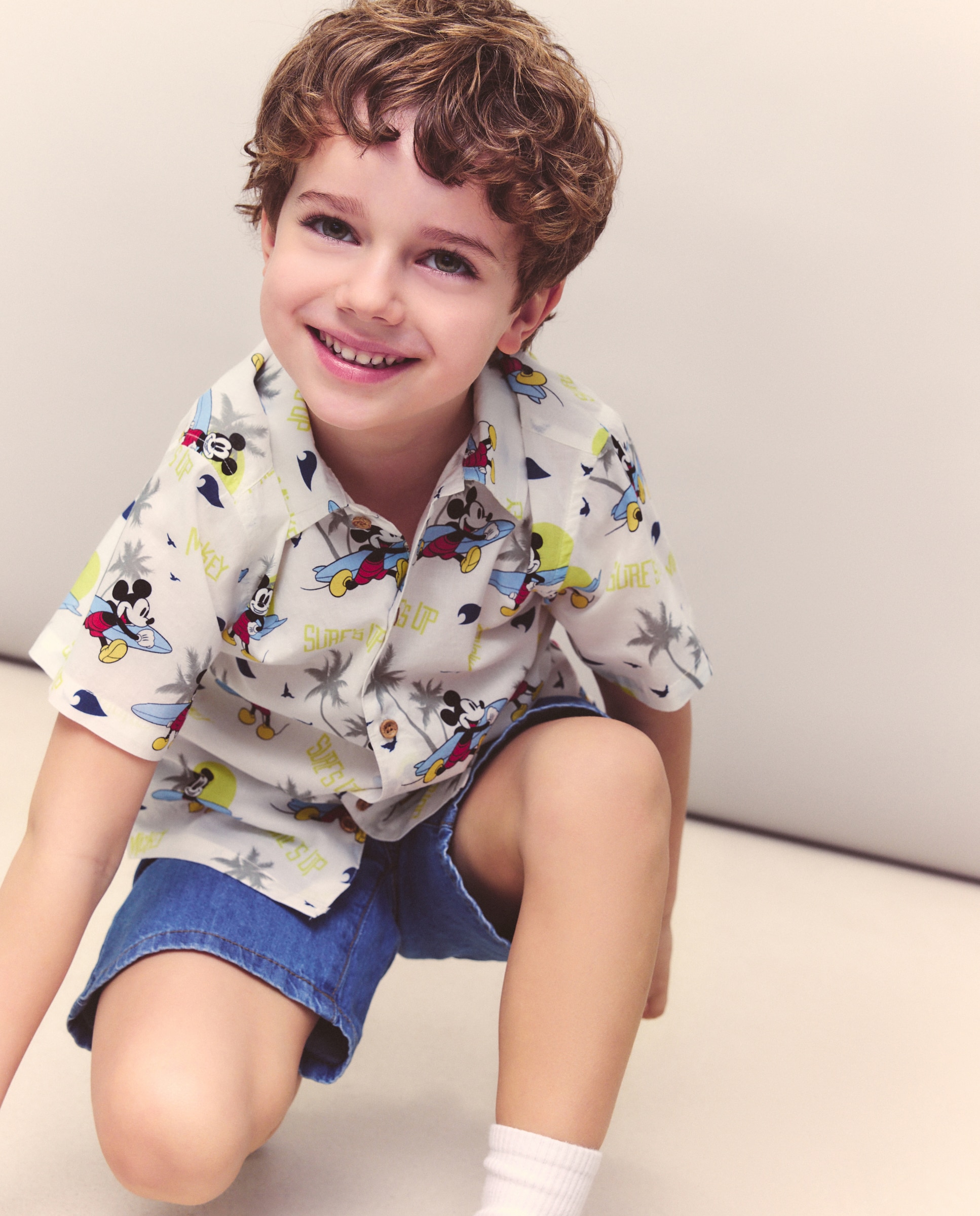 Imagem 0 de Camisa com All Over Print Mickey