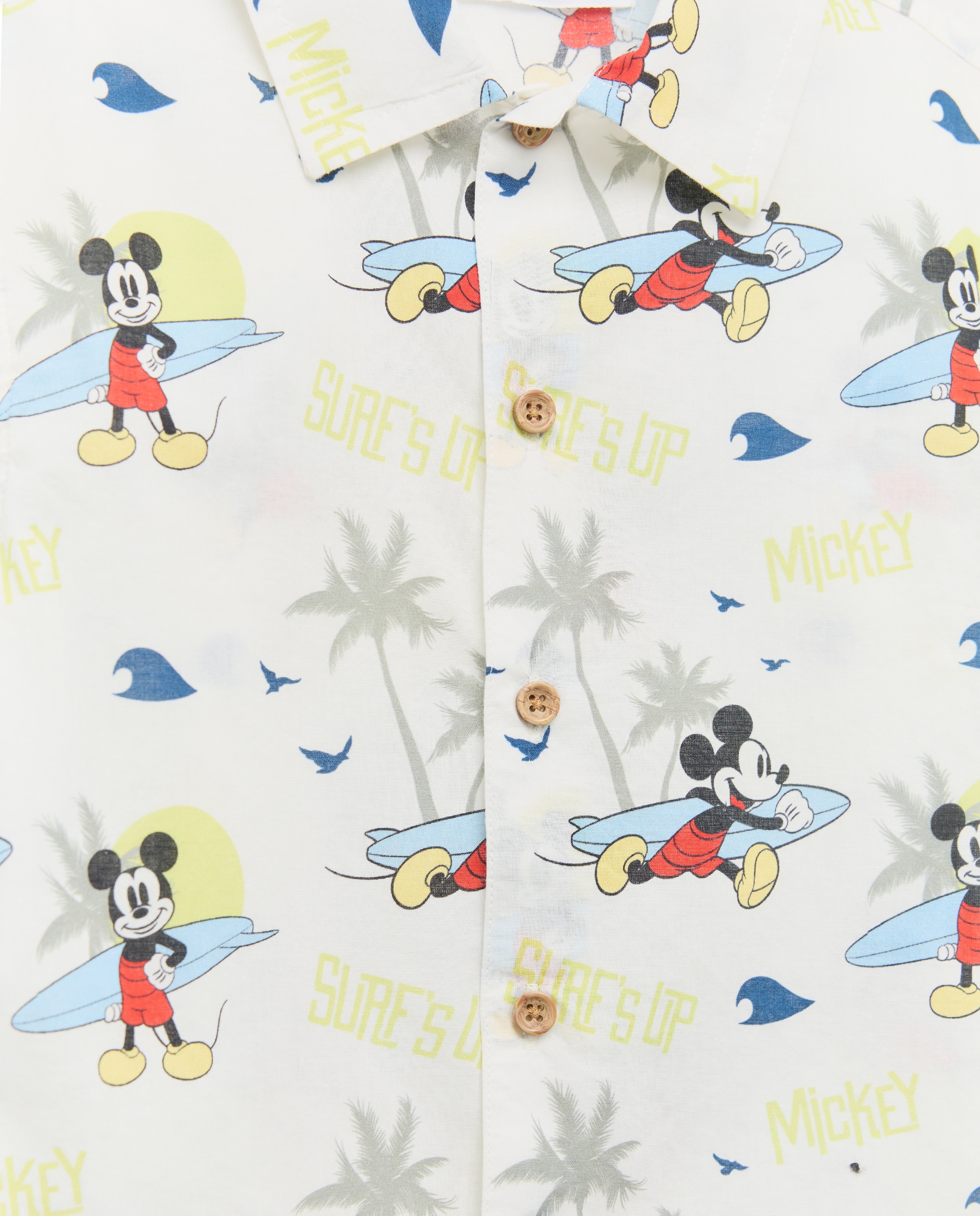 Camisa com All Over Print Mickey Kids El Corte Inglés Multicolor-5