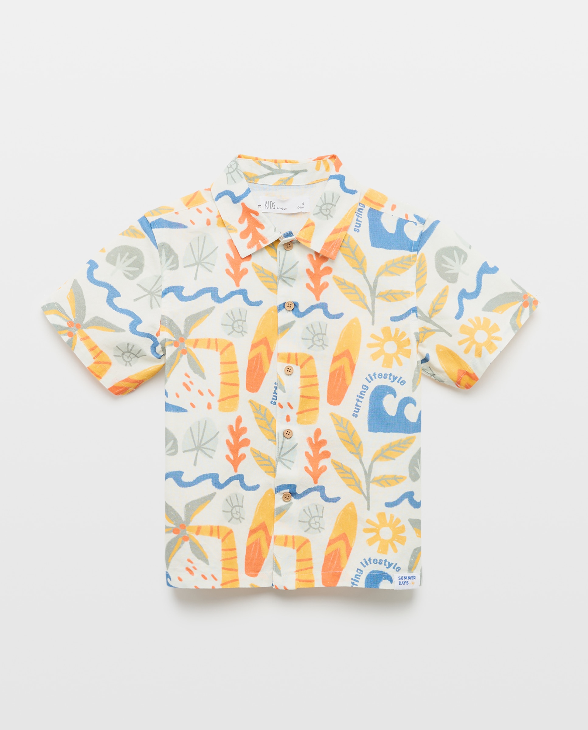 Imagem 0 de Camisa de Manga Curta Estampada