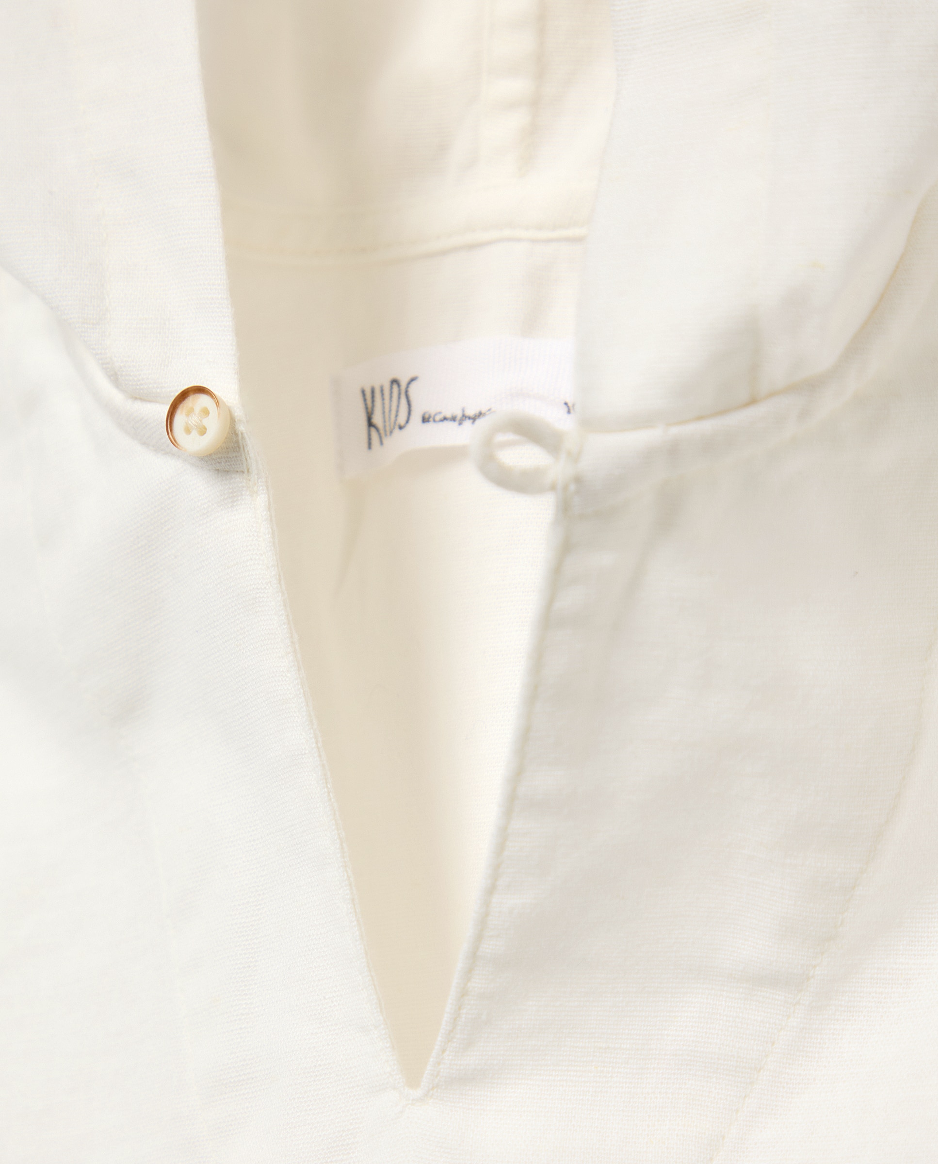 Camisa para niño de manga corta con capucha - Kids El Corte Inglés - Blanco roto Blanco roto-5