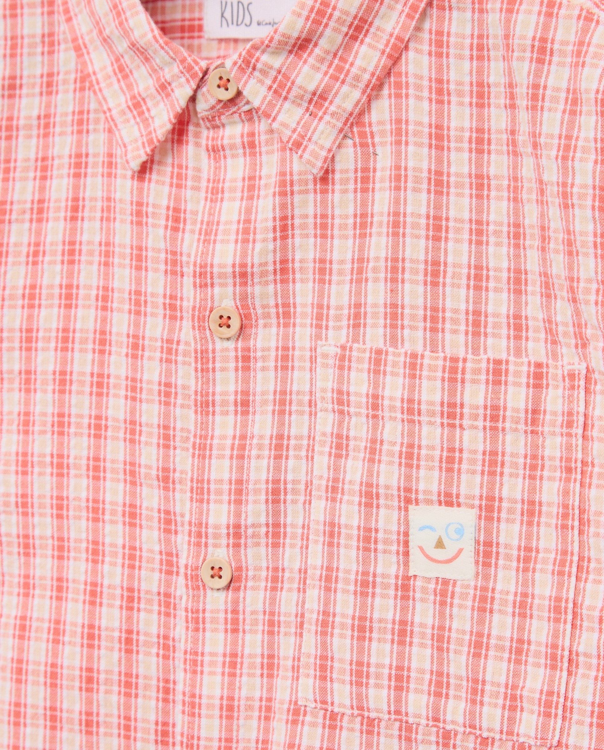 Camisa manga larga cuadros de niño - Kids El Corte Inglés - Rojo Rojo-4