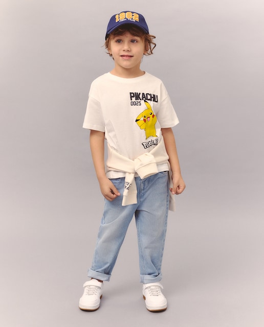 Camiseta manga corta licencia POKEMON de niño