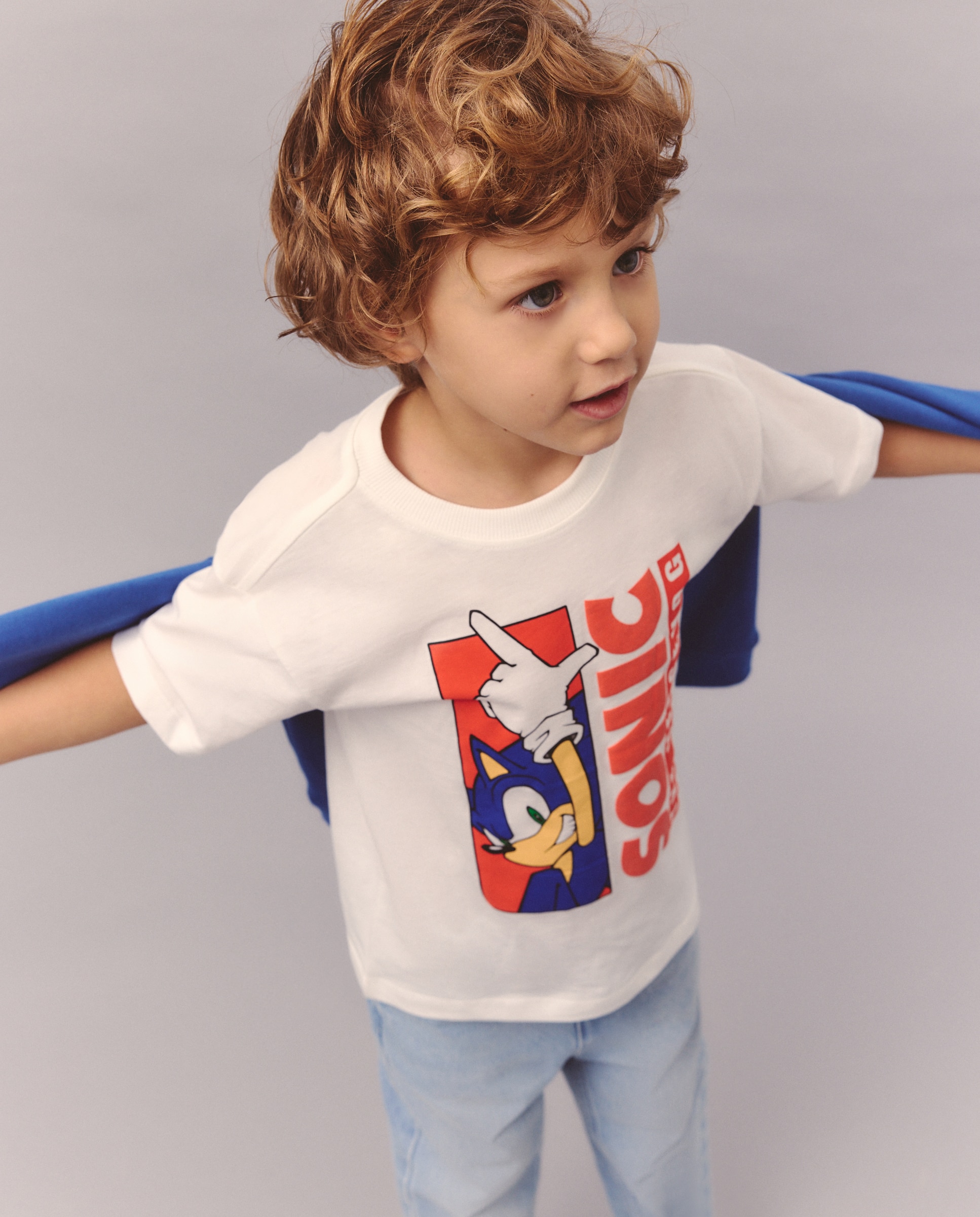 Imagem 0 de T-shirt de Manga Curta com Estampado Sonic