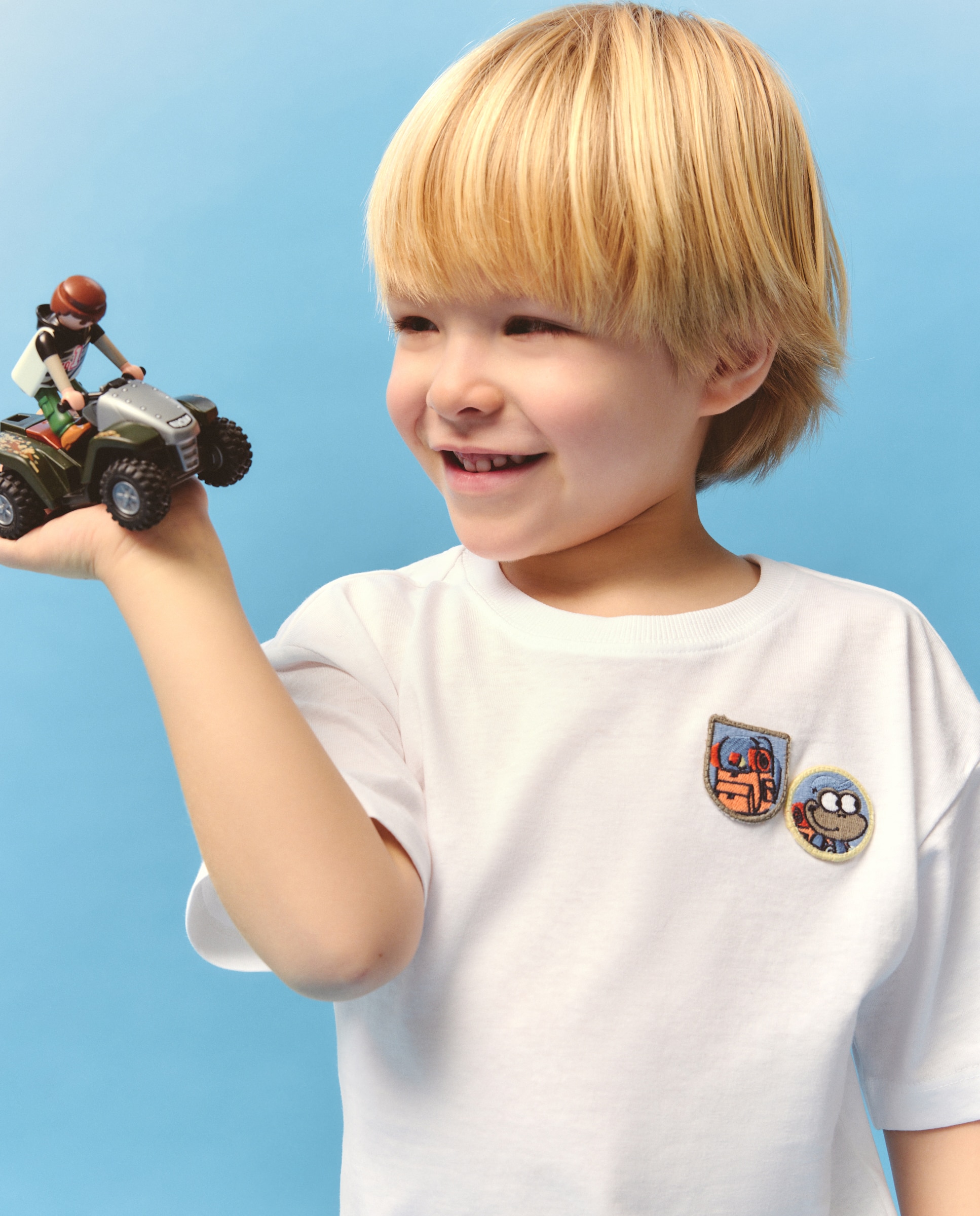 T-shirt de Manga Curta Estampada Kids El Corte Inglés Branco-2