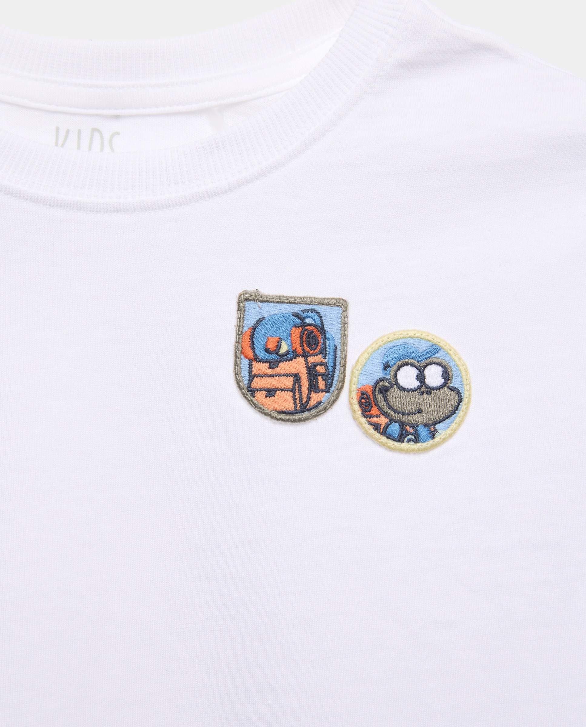 T-shirt de Manga Curta Estampada Kids El Corte Inglés Branco-6