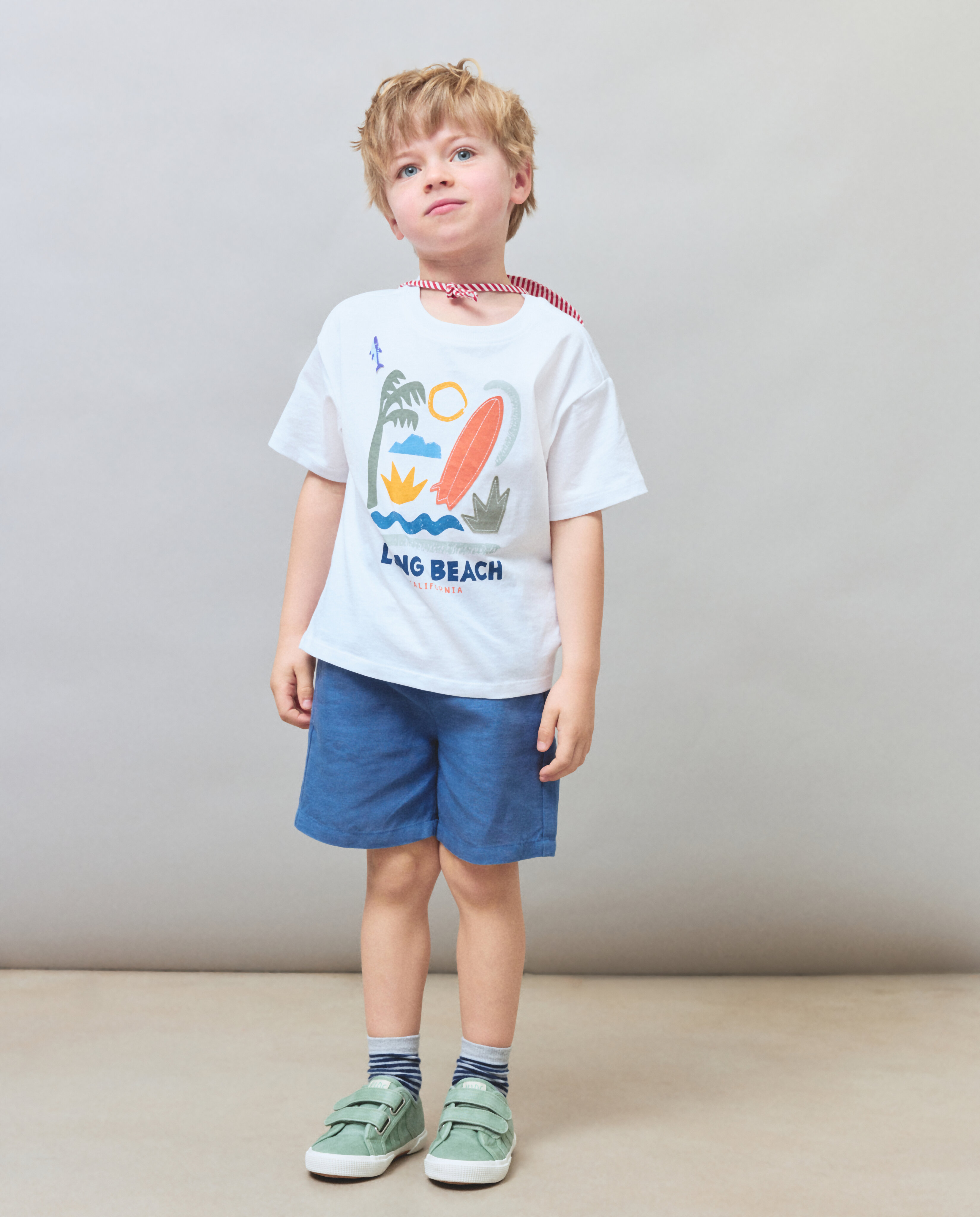 Camiseta manga corta fantasía gráfico parches de niño - Kids El Corte Inglés - Blanco Blanco-2