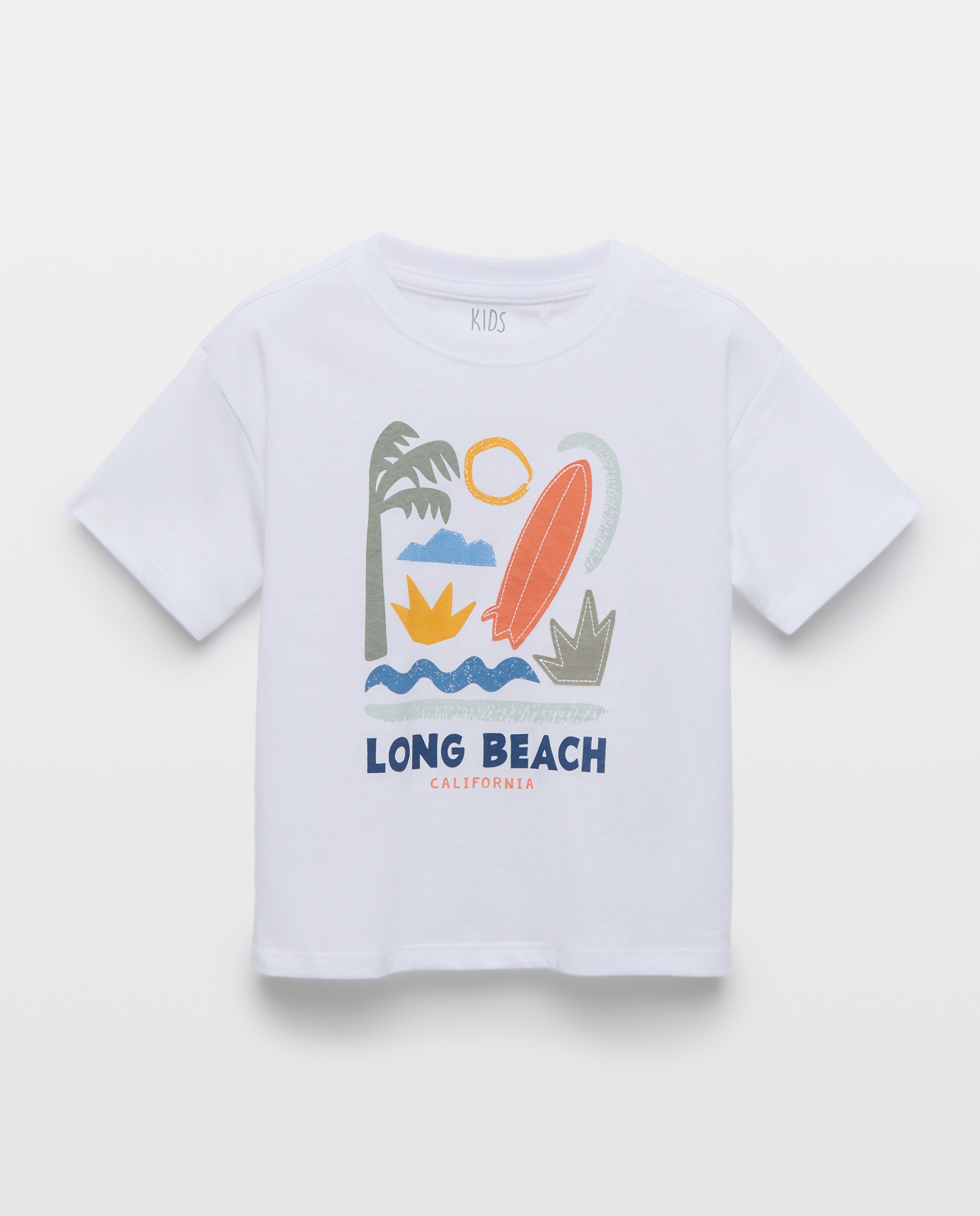 Camiseta manga corta fantasía gráfico parches de niño - Kids El Corte Inglés - Blanco Blanco-4