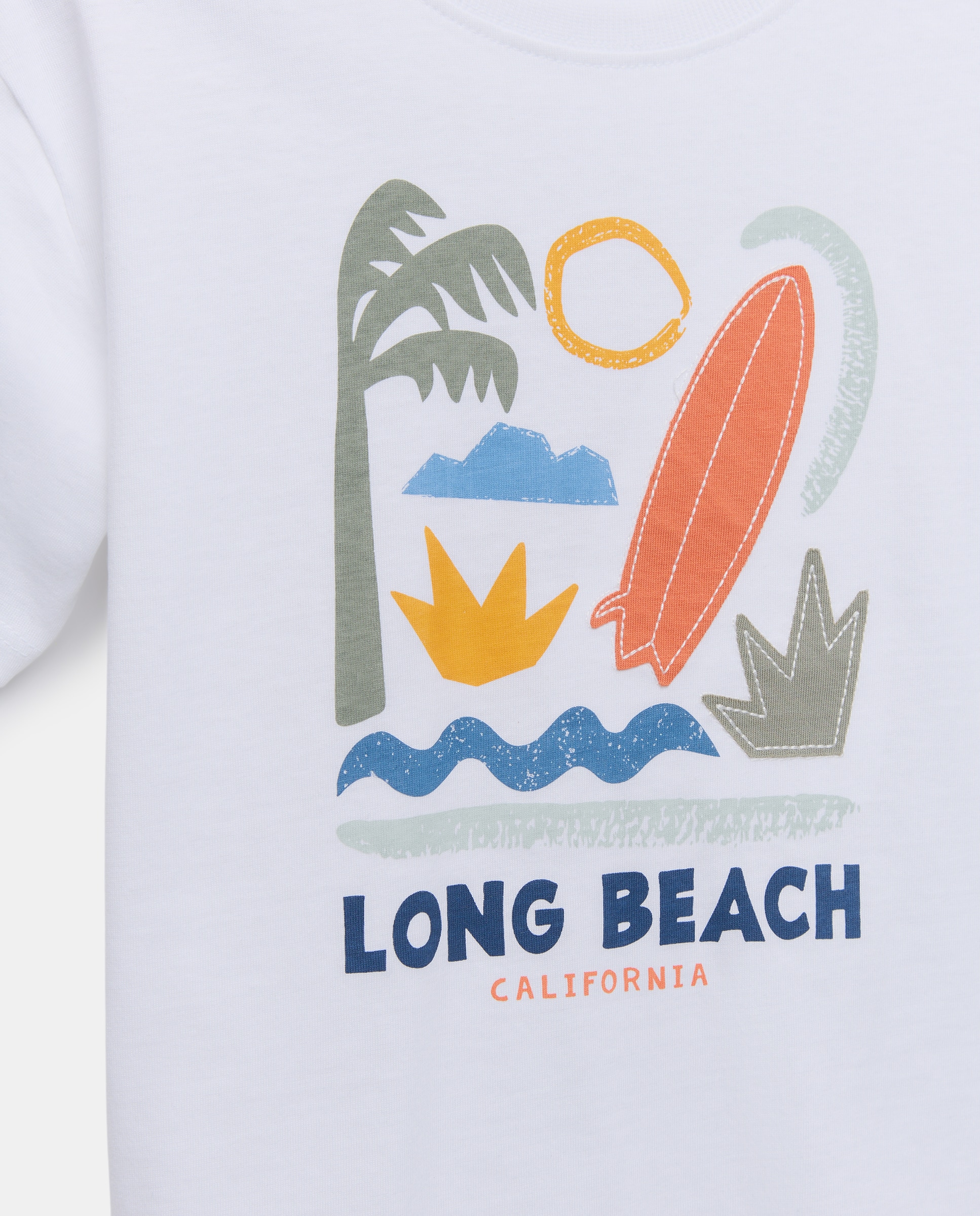 Camiseta manga corta fantasía gráfico parches de niño - Kids El Corte Inglés - Blanco Blanco-5