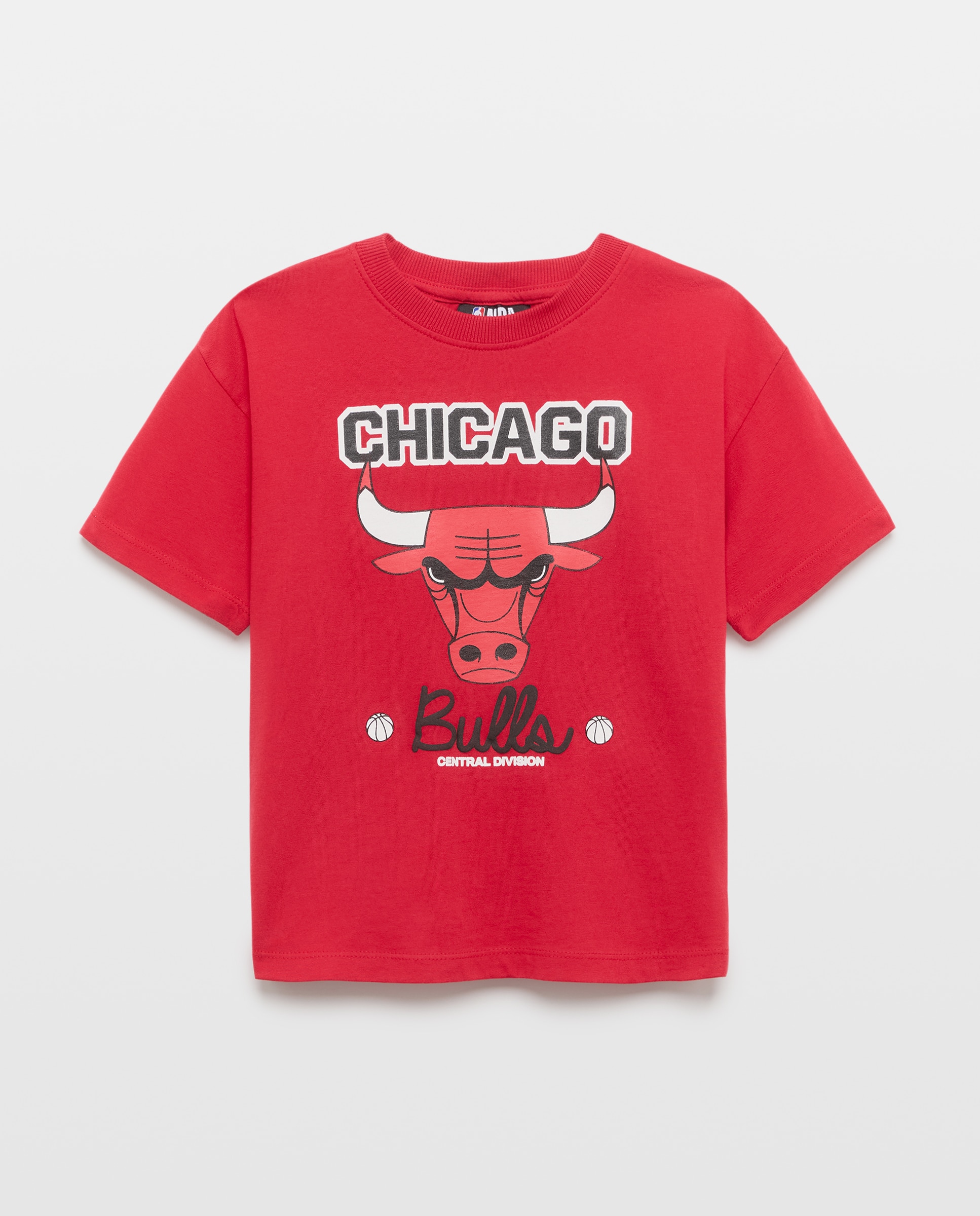 Camiseta manga corta licencia NBA CHICAGO BULLS de niño - Kids El Corte Inglés - Rojo Rojo-4