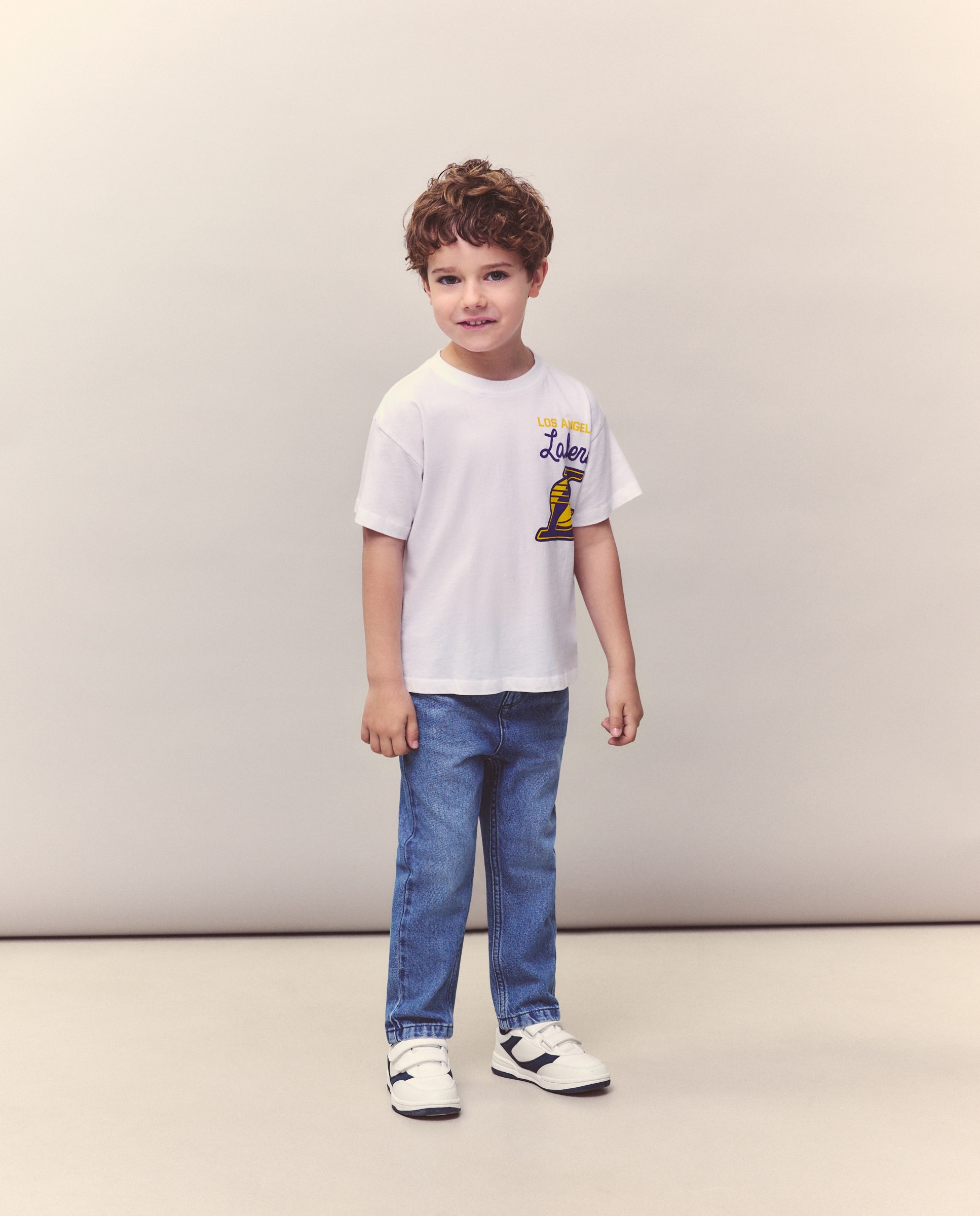 Camiseta manga corta licencia NBA LAKERS de niño - Kids El Corte Inglés - Blanco Blanco-2