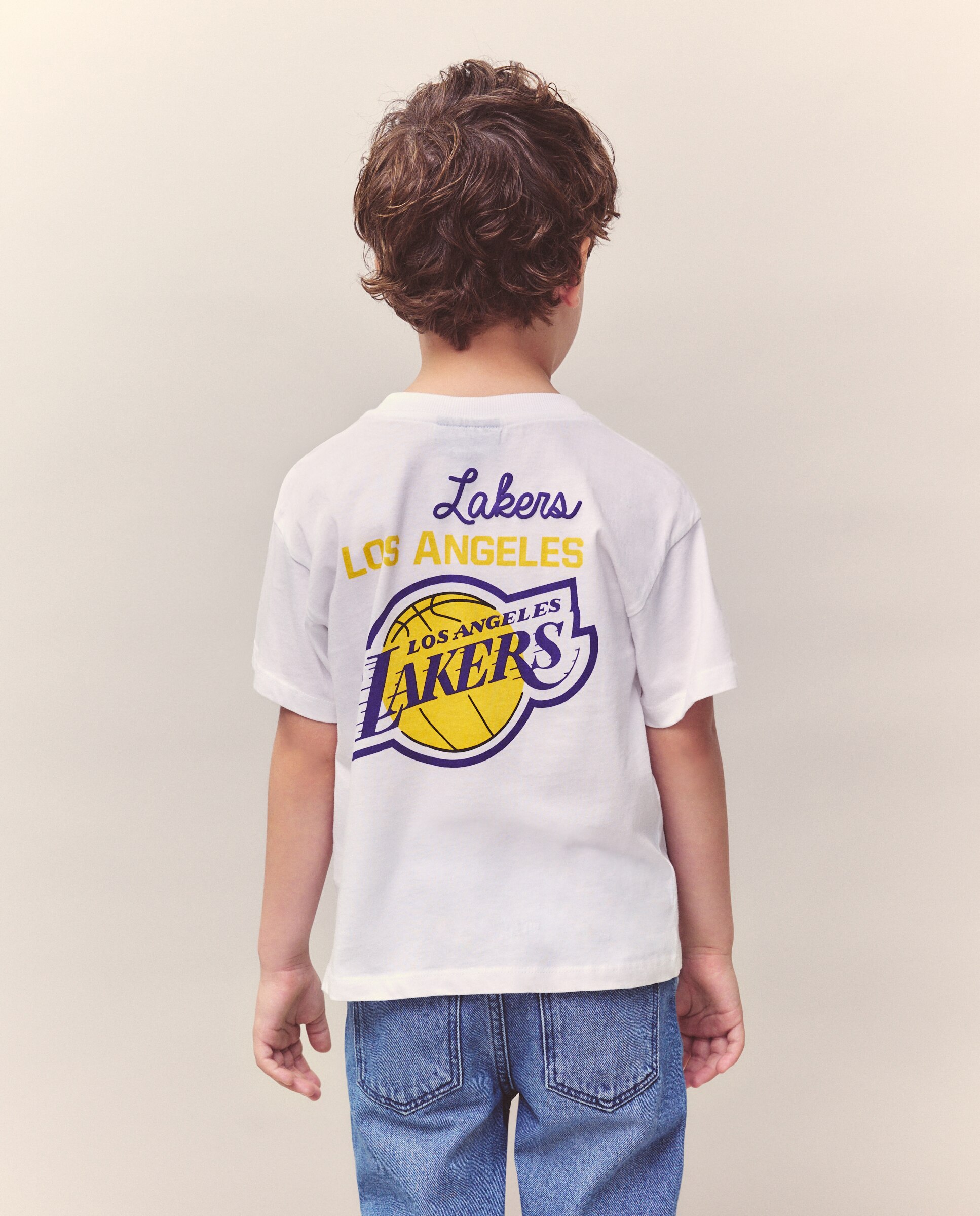 Camiseta manga corta licencia NBA LAKERS de niño - Kids El Corte Inglés - Blanco Blanco-3