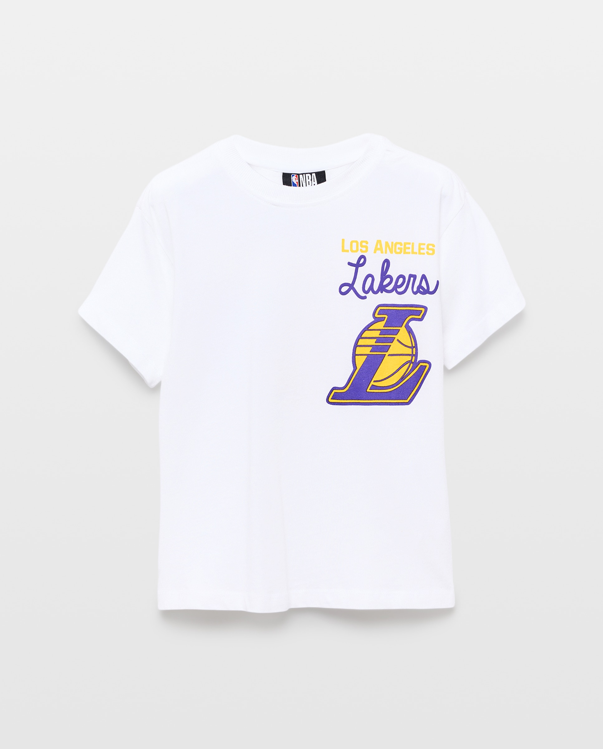 Camiseta manga corta licencia NBA LAKERS de niño - Kids El Corte Inglés - Blanco Blanco-4