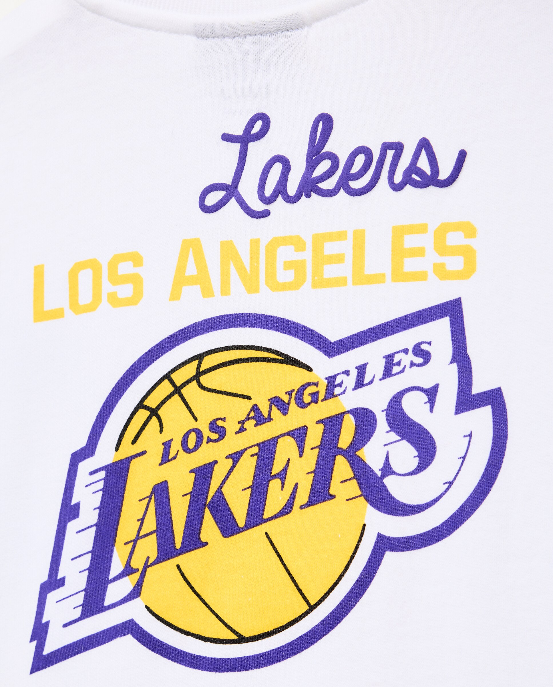 Camiseta manga corta licencia NBA LAKERS de niño - Kids El Corte Inglés - Blanco Blanco-5