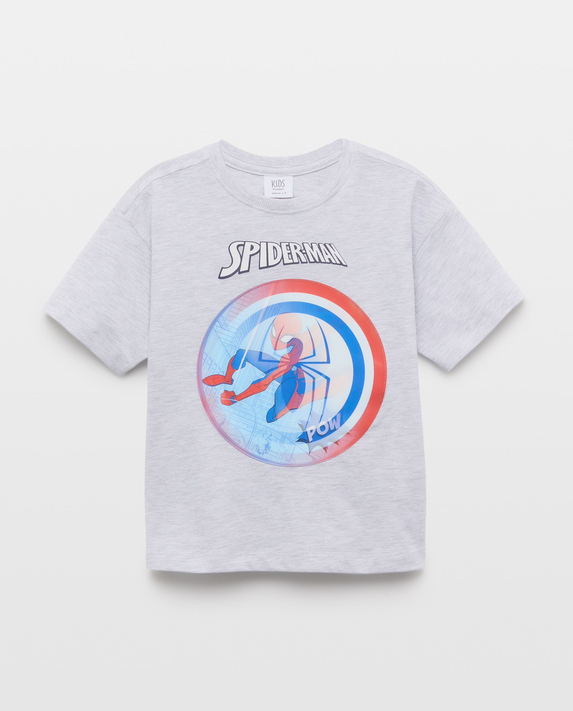 Camiseta manga corta licencia SPIDERMAN HOLOGRAMA de niño - Kids El Corte Inglés - Gris Gris-4