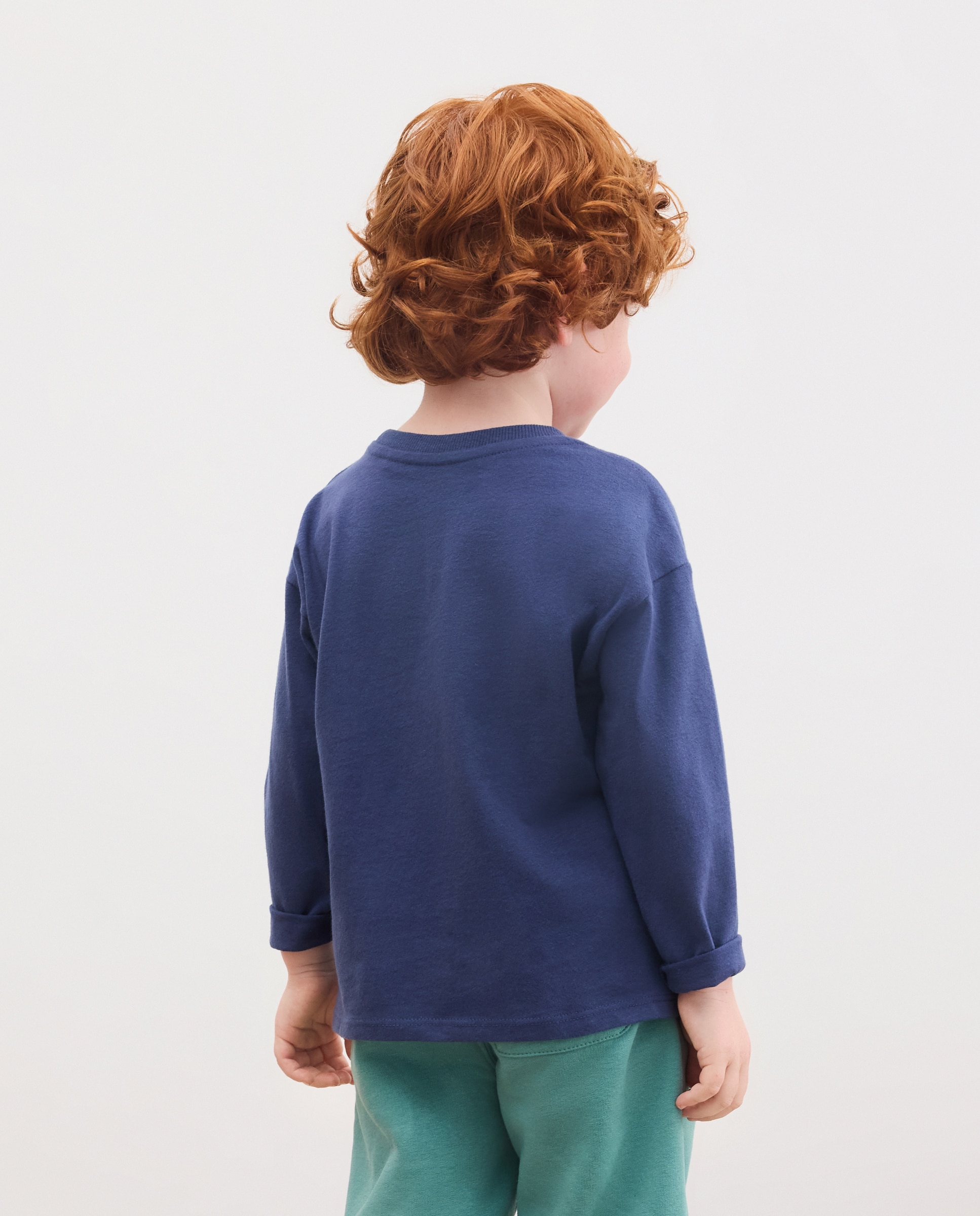 Camiseta manga larga walter print de niño - Kids El Corte Inglés - Azul Azul-3